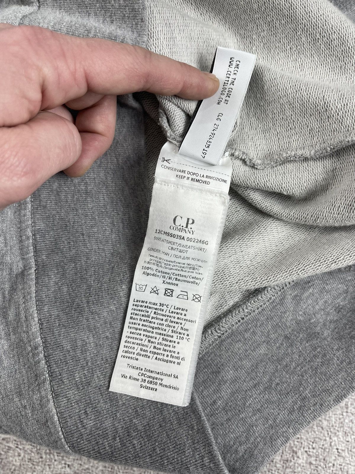 C.P. Company C.P. Company Half Zip Up Sweatshirt Men’s Size US M / EU 48-50 / 2 - 10 Thumbnail