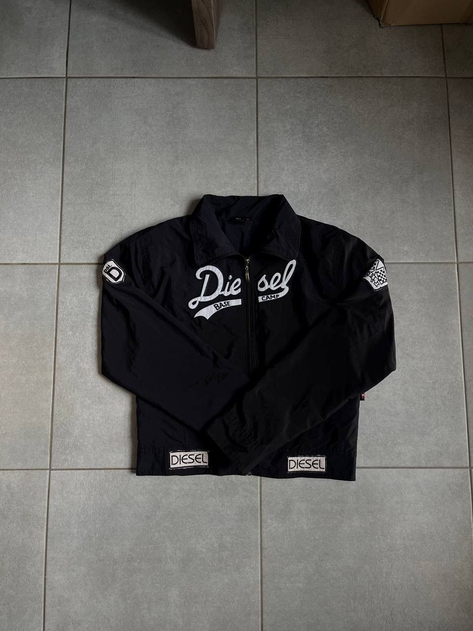 Diesel × Vintage Diesel black nylon harigton big patch logo Size US M / EU 48-50 / 2 - 2 Thumbnail