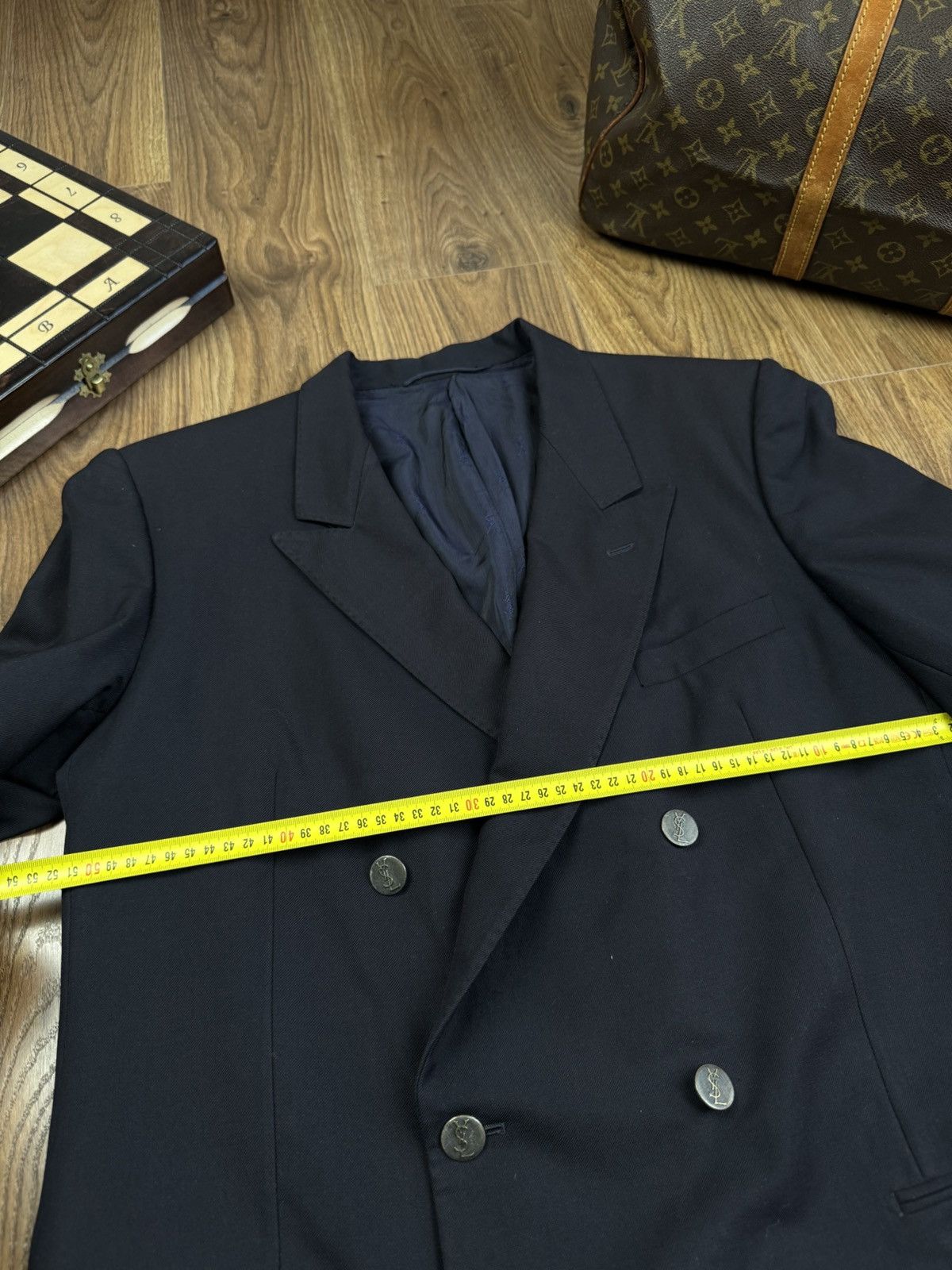 Yves Saint Laurent Vintage wool blazer Yves Saint Laurent original luxury item Size 40R - 5 Thumbnail