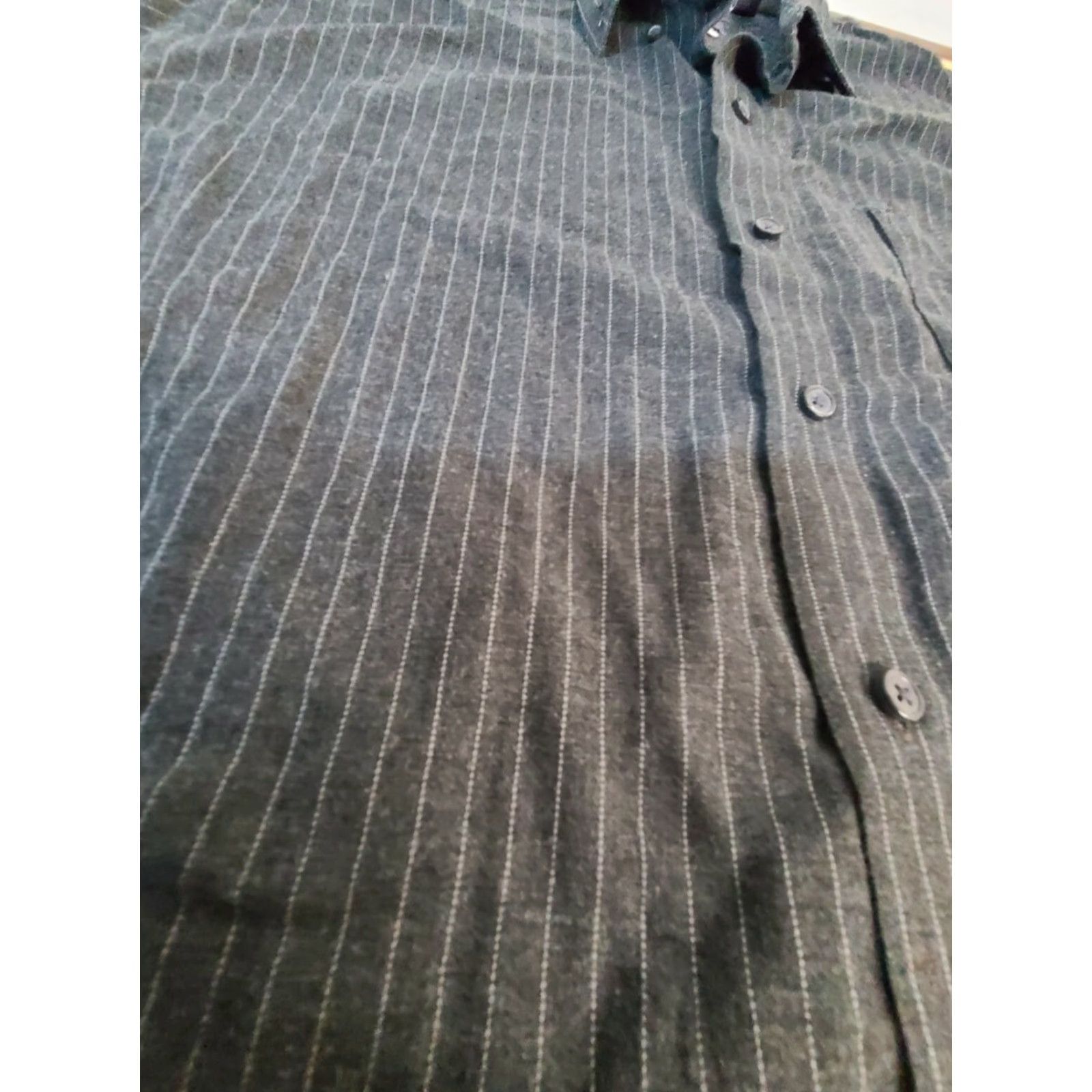 Van Heusen Van Heusen Men’s XL Flex Classic Fit Long Sleeve Button Up Black Size US XL / EU 56 / 4 - 5 Thumbnail