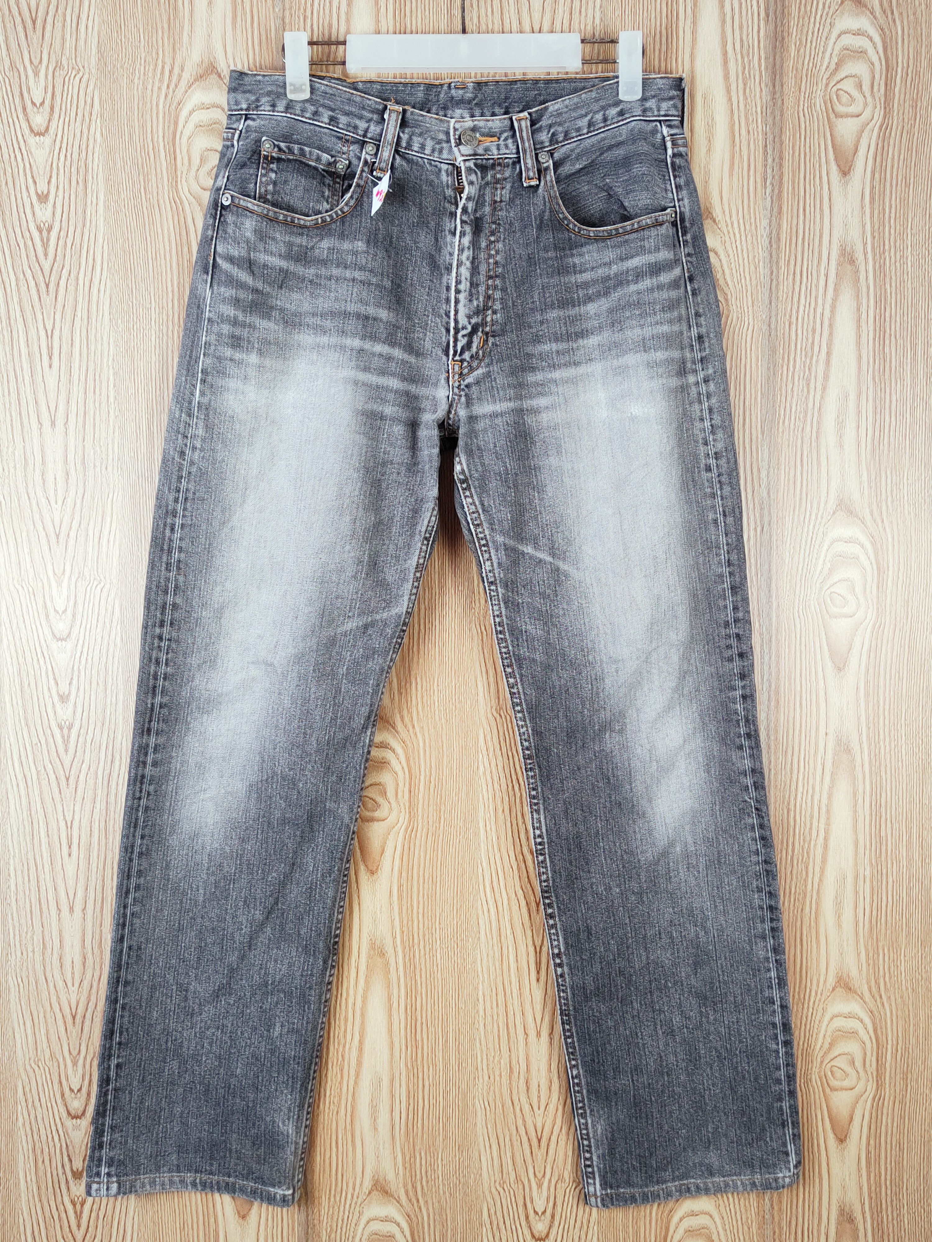 Polo Ralph Lauren R.Lauren Black Faded Distressed Ripped Jeans #W935 Size US 31 - 1 Thumbnail