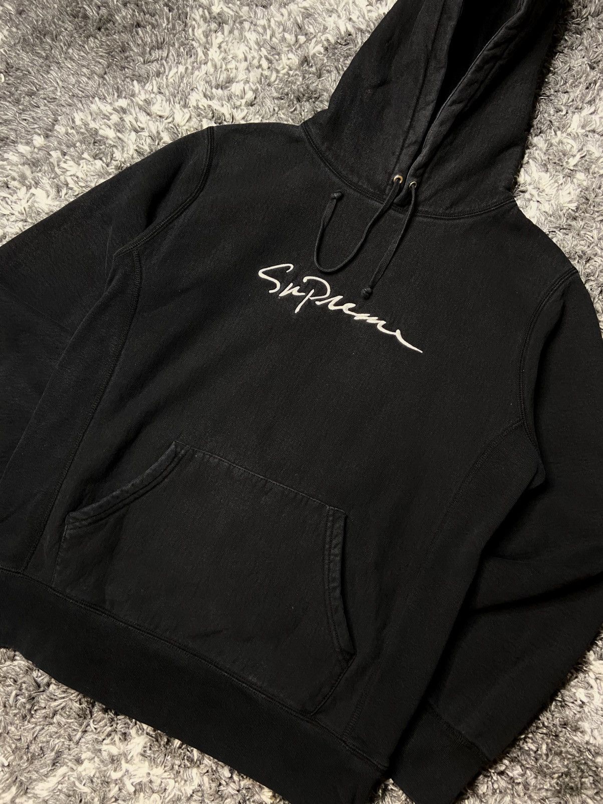 Supreme Classic Script Hoodie | Grailed