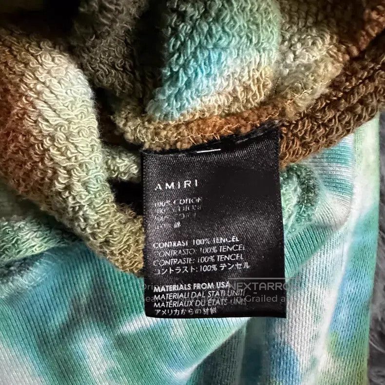 Amiri Amiri Green tie-dye hoodie Size US XS / EU 42 / 0 - 8 Thumbnail