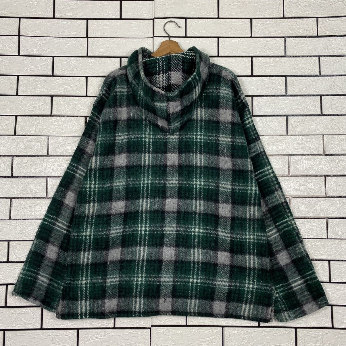 Japanese Brand Vintage Anorak Jacket Wool Tartan Unbranded Issey Miyake Size US XL / EU 56 / 4 - 9 Thumbnail
