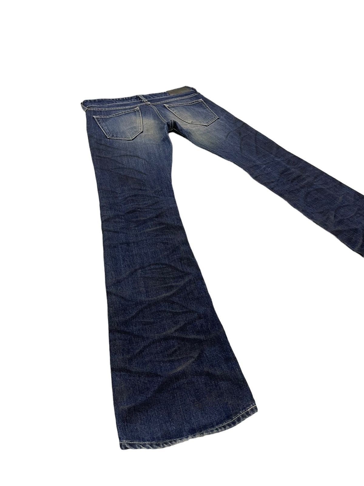 Japanese Brand Flare Jeans Murder License Distress Low Rise Honeycomb 7🟦3 Size US 30 / EU 46 - 12 Thumbnail