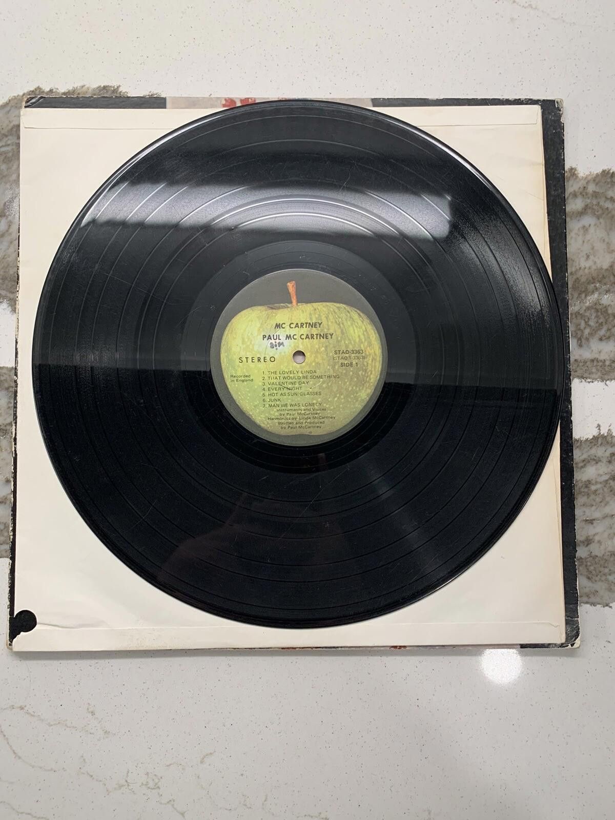 Designer PAUL MCCARTNEY (BEATLES) SELF S/T 1ST LP BOB LUDWIG/LEE HULK Size ONE SIZE - 5 Thumbnail
