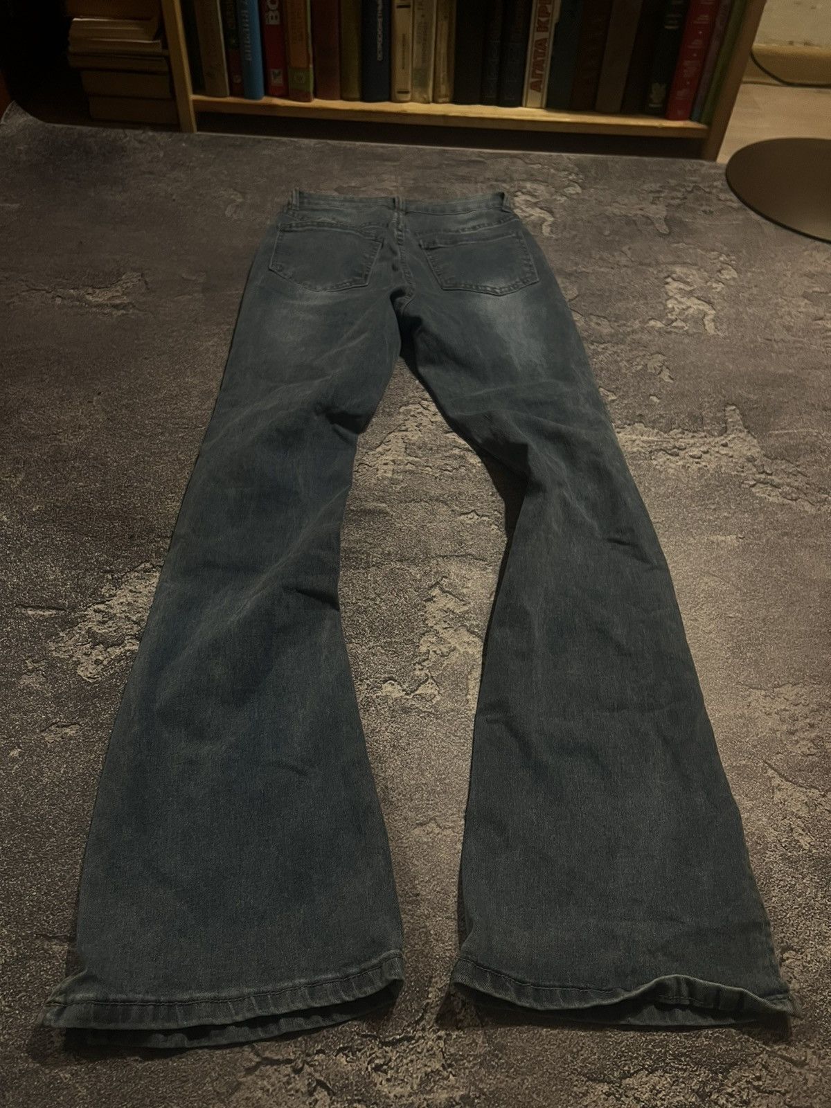 Vintage CRAZY Hysteric Glamour Style Vintage Flared Y2K Opium Jeans Size US 28 / EU 44 - 4 Thumbnail