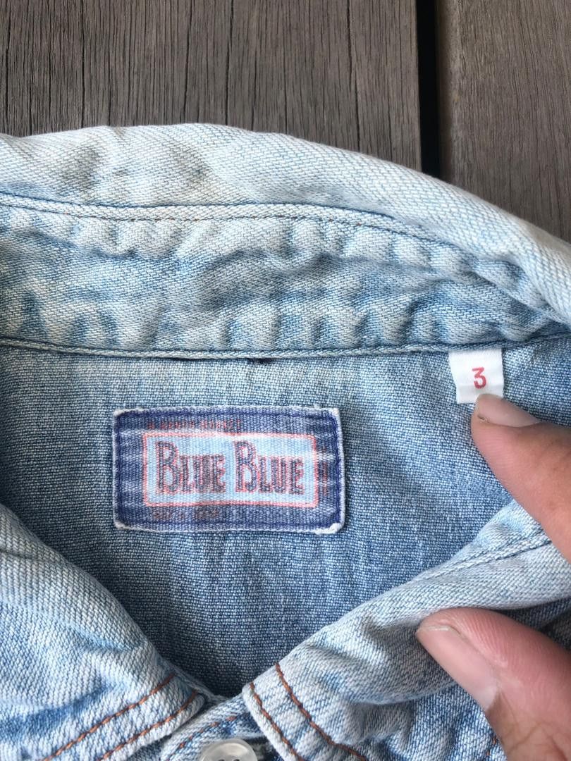 Blue Blue Japan Blue Blue Japan Denim Western Shirt Made in Japan Size US L / EU 52-54 / 3 - 5 Thumbnail