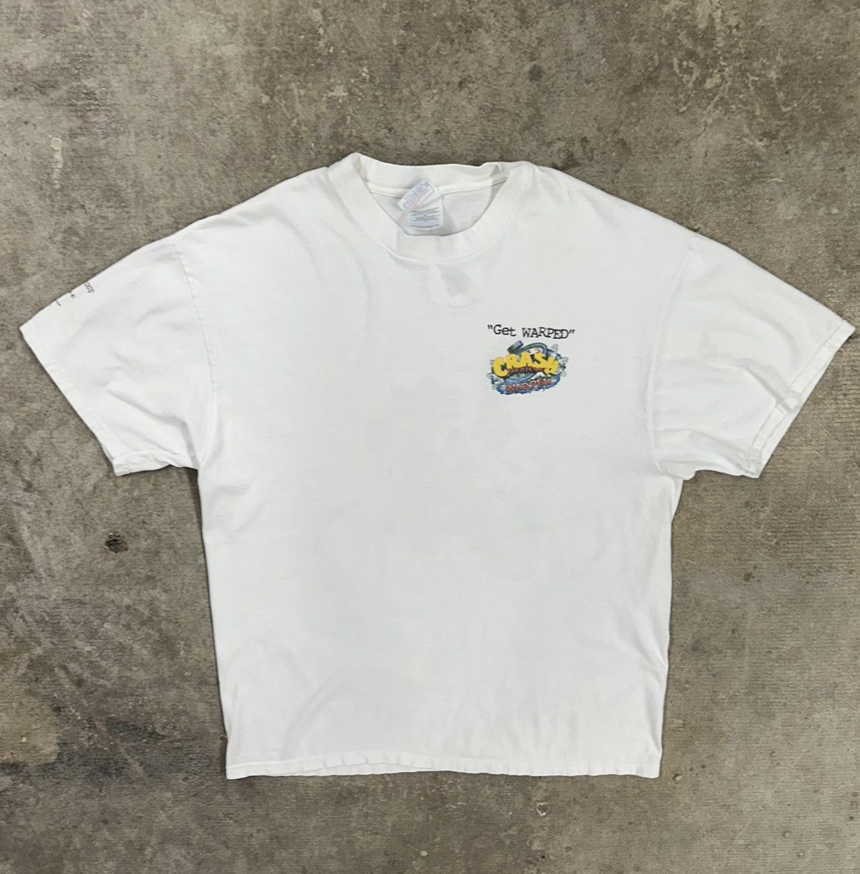 Vintage Vintage 90s Crash Bandicoot Warped Video Game Promo T-Shirt Size US XL / EU 56 / 4 - 2 Thumbnail