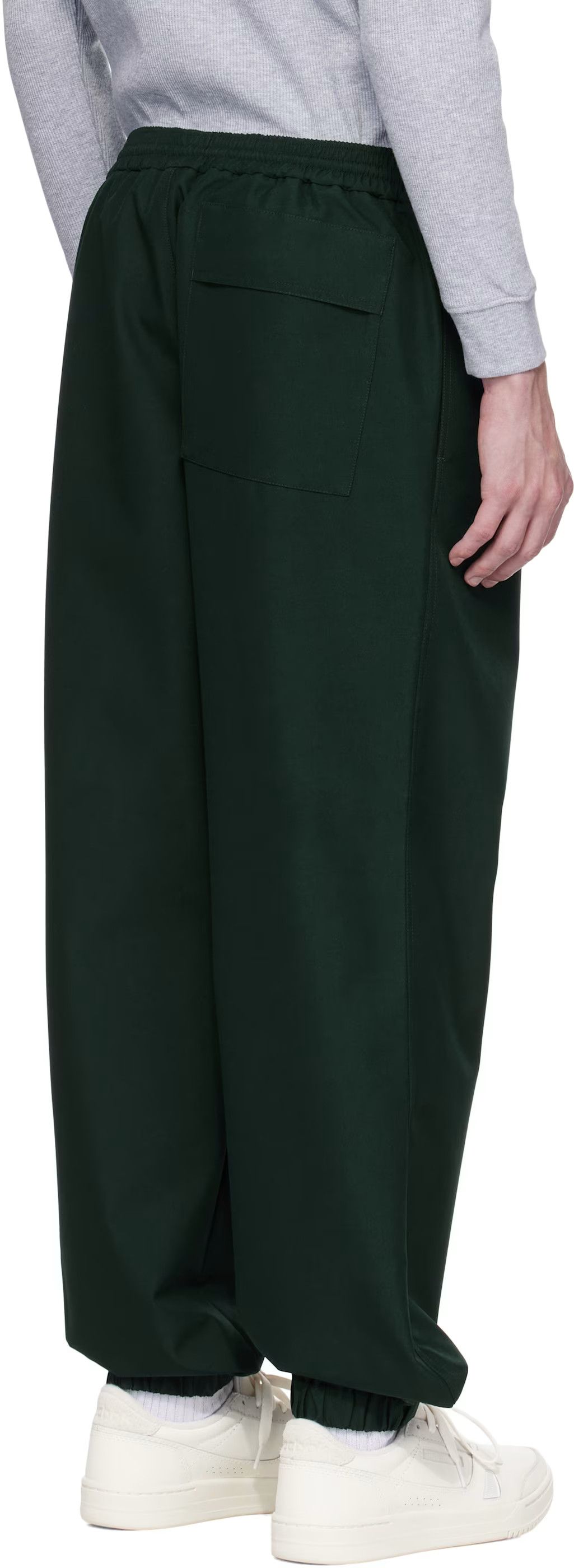 Lacoste Lacoste Green Runway Oversized Twill Trousers Size US 36 / EU 52 - 3 Thumbnail