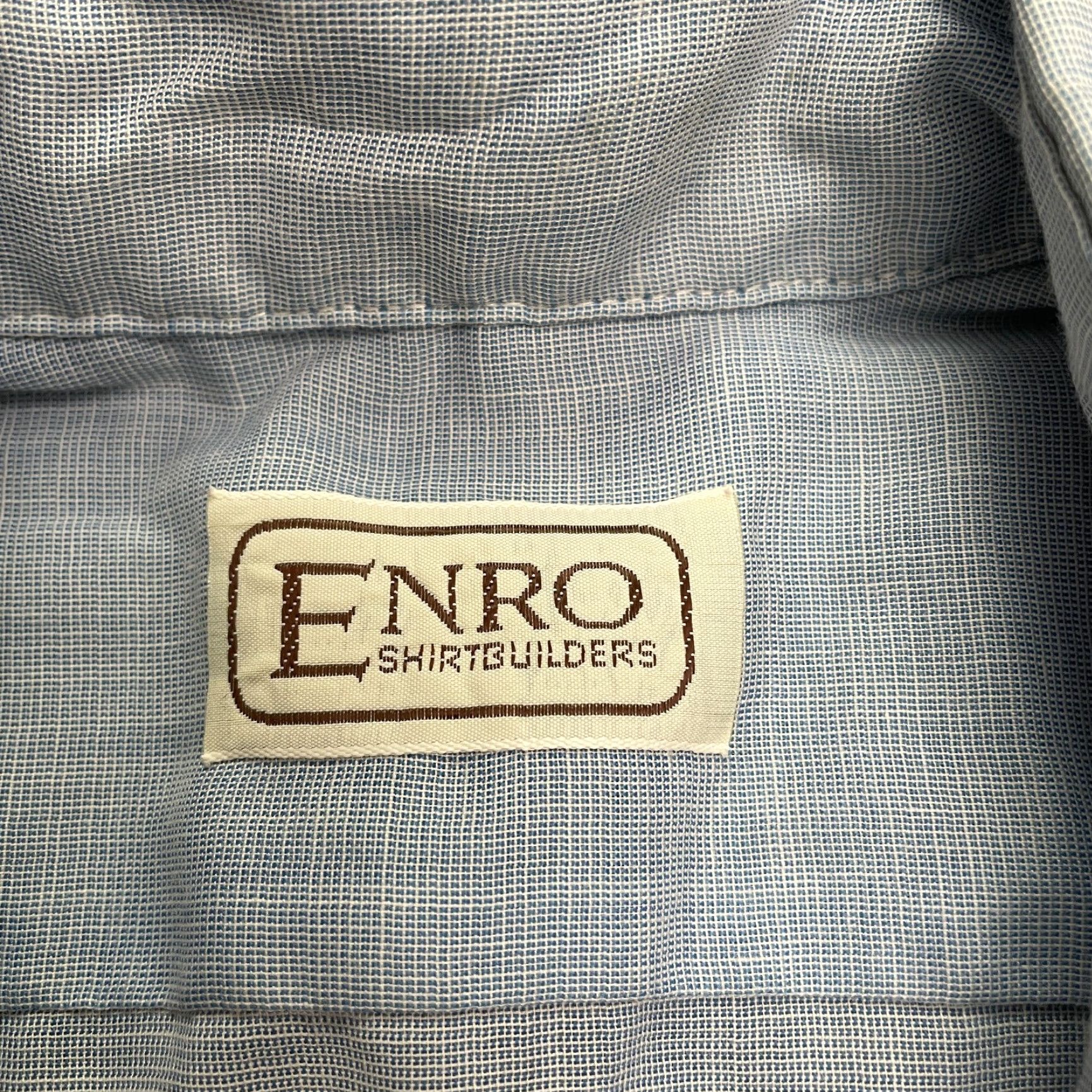 Enro VINTAGE ENRO Button-Down Shirt Mens 15.5 Blue Short Sleeve 90s Classic Preppy Workwear Casual Business Shirt Size US M / EU 48-50 / 2 - 7 Thumbnail