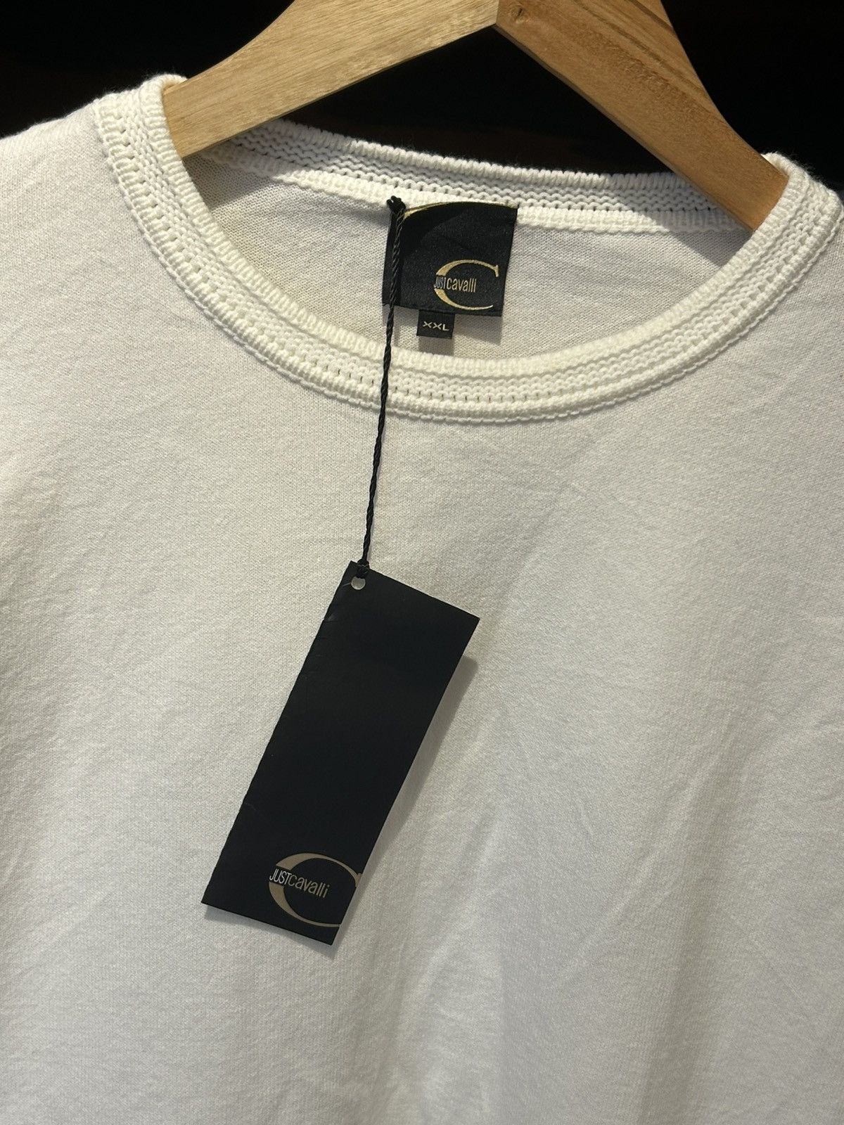 Just Cavalli Just Cavalli white long-sleeve sweater Size XXL / US 16-18 / IT 52-54 - 4 Thumbnail
