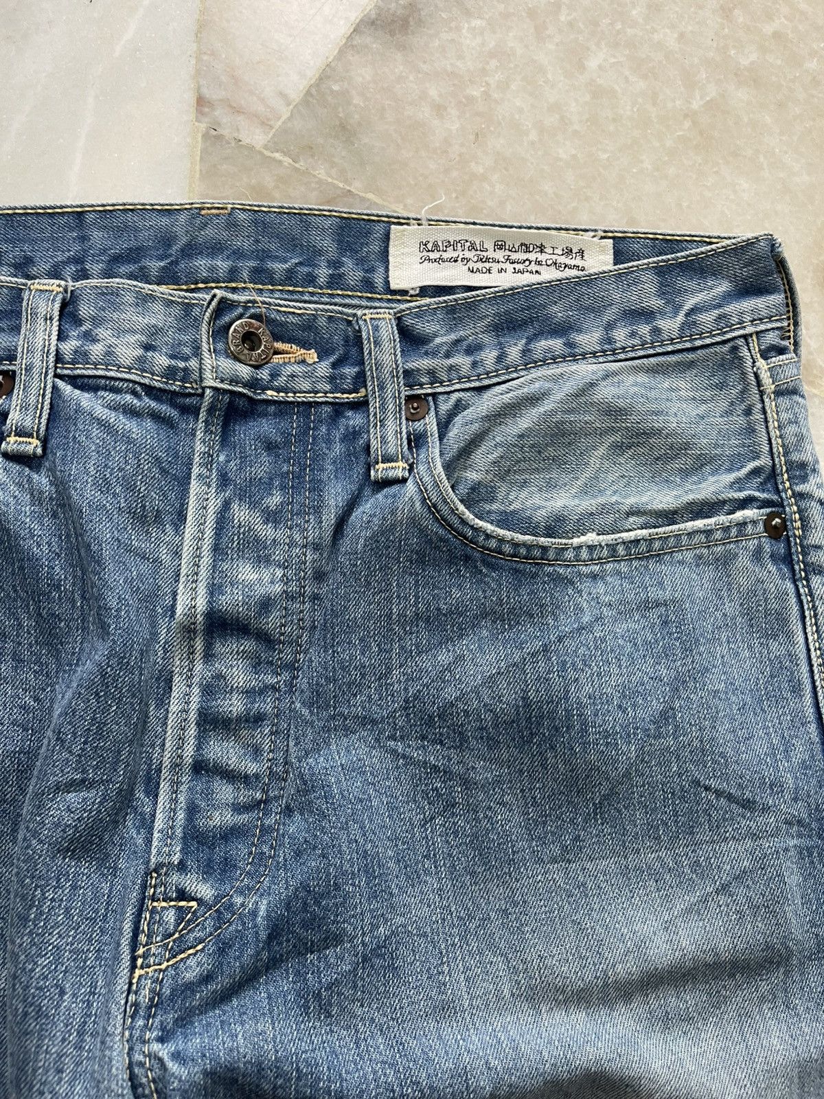 Kapital Kapital Faded Wash Denim Size US 32 / EU 48 - 6 Thumbnail