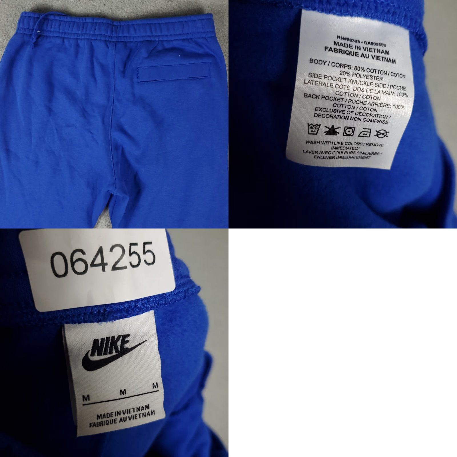 Nike Nike Pants Mens Size Medium Blue Track Sweatpants Joggers Size US 31 - 8 Thumbnail