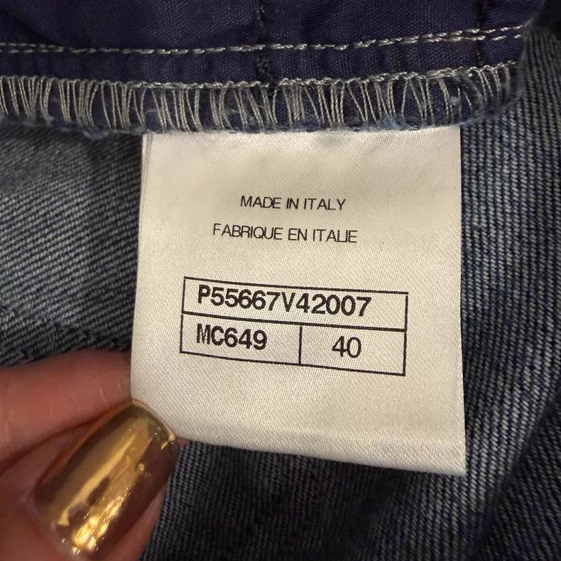 Chanel Chanel Blue tie-dyed denim trousers Size 26" / US 2 / IT 38 - 3 Thumbnail