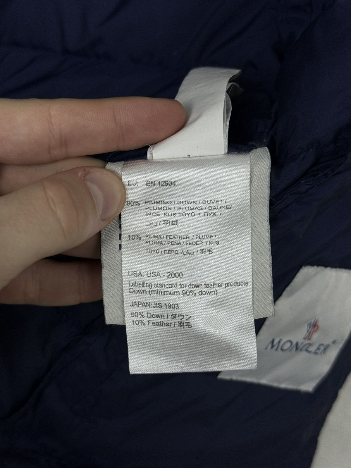 Moncler Moncler Kids Blue Down Puffer Jacket Size 11/146 Size XXS / US 00 / IT 34 - 25 Thumbnail