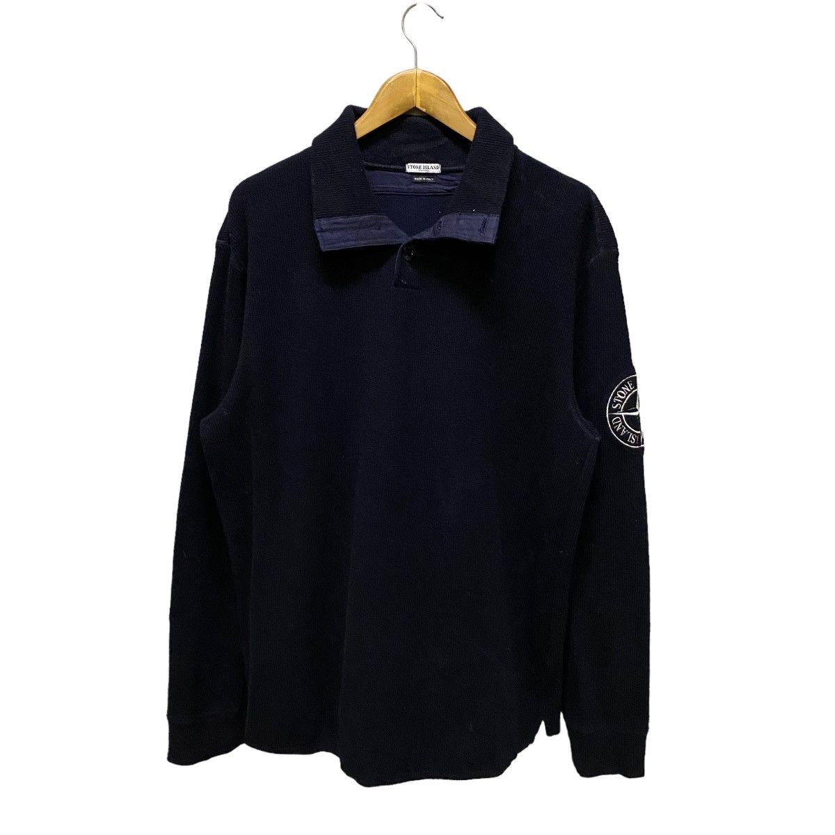Stone Island STONE ISLAND HALF BUTTON SWEATER Size US XL / EU 56 / 4 - 1 Thumbnail