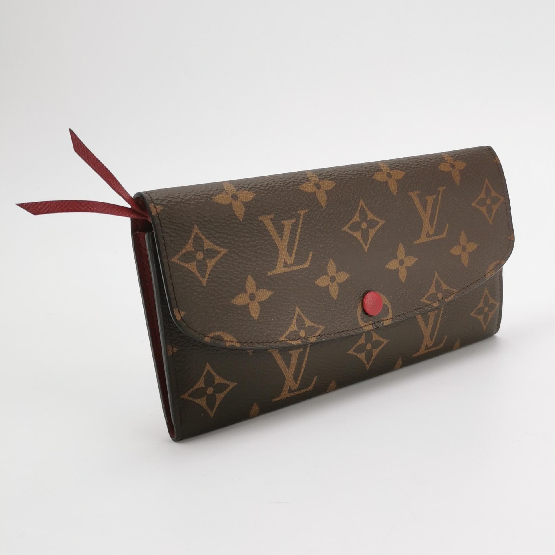 Louis Vuitton Louis Vuitton (LV) Emilie leather Monogram print snap walle Size ONE SIZE - 1 Thumbnail