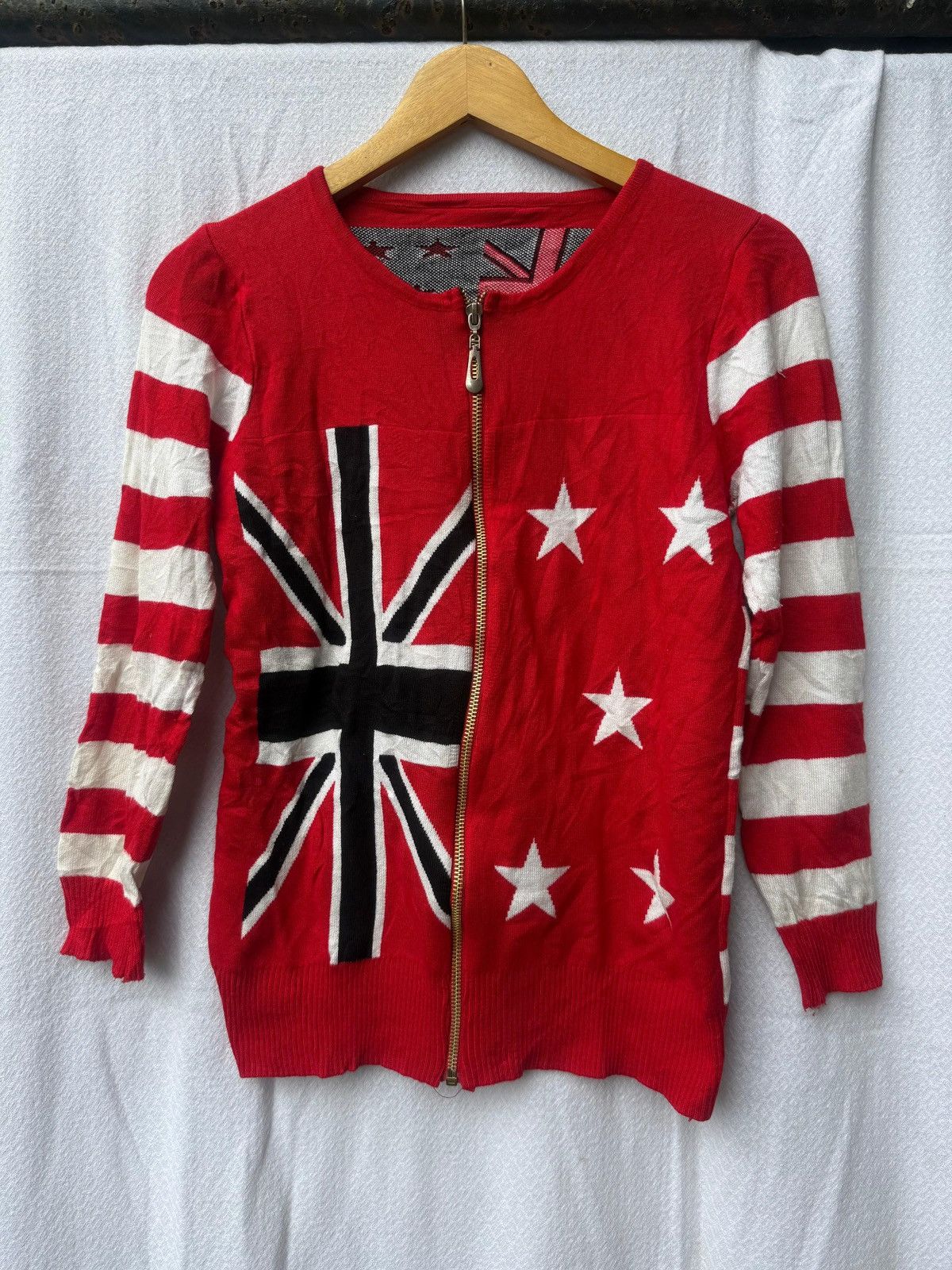 Hysteric Glamour Japanese knit zipper sweatshirt Size US XS / EU 42 / 0 - 1 Thumbnail