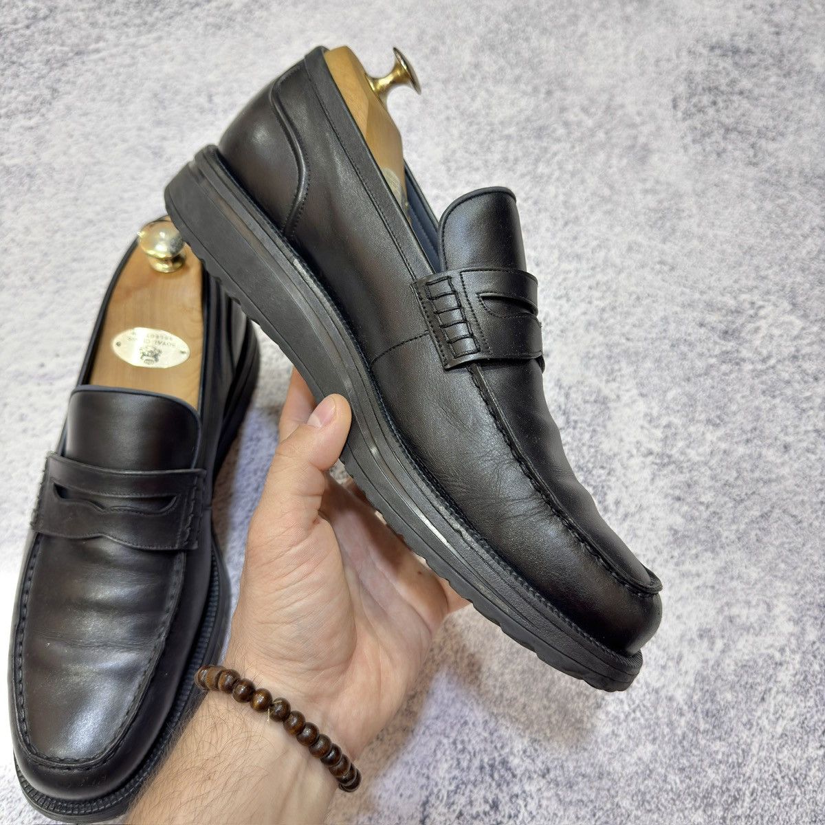 Bally Bally Bardony Black Leather Penny Loafers US9 UK8E EU42.5 Size US 9 / EU 42 - 6 Thumbnail