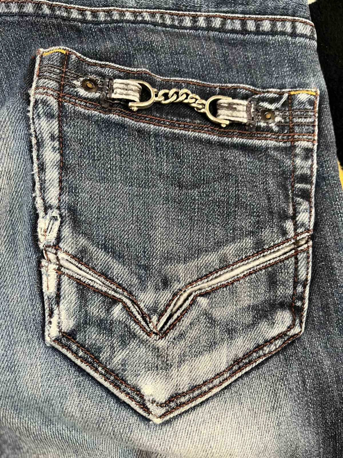 Nicole Club × Seditionaries Vintage Nicole Club Hideaways Bondage Punk Distressed Denim Size US 31 - 14 Thumbnail