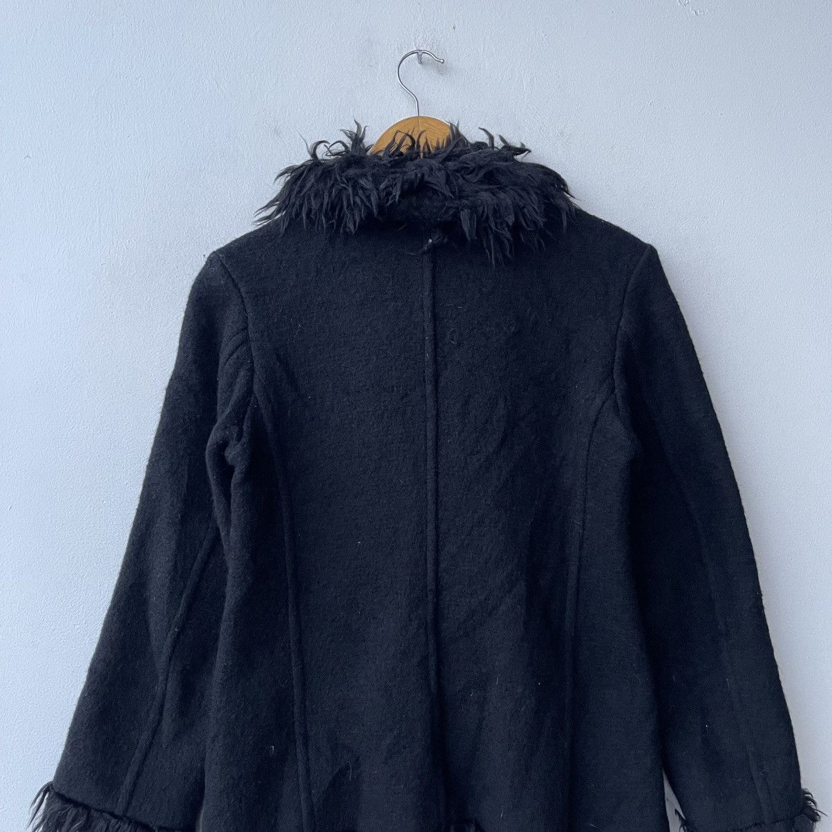 agnes b. Archival agnès b. Paris Shaggy Faux Fur Wool Blouson Jacket Size US M / EU 48-50 / 2 - 7 Thumbnail