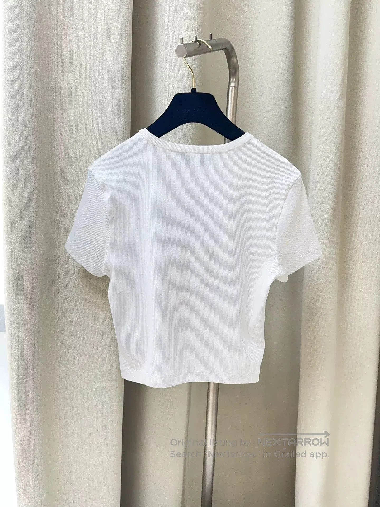 Fendi Fendi White Short Sleeve Knit Top. Size US M / EU 48-50 / 2 - 4 Thumbnail