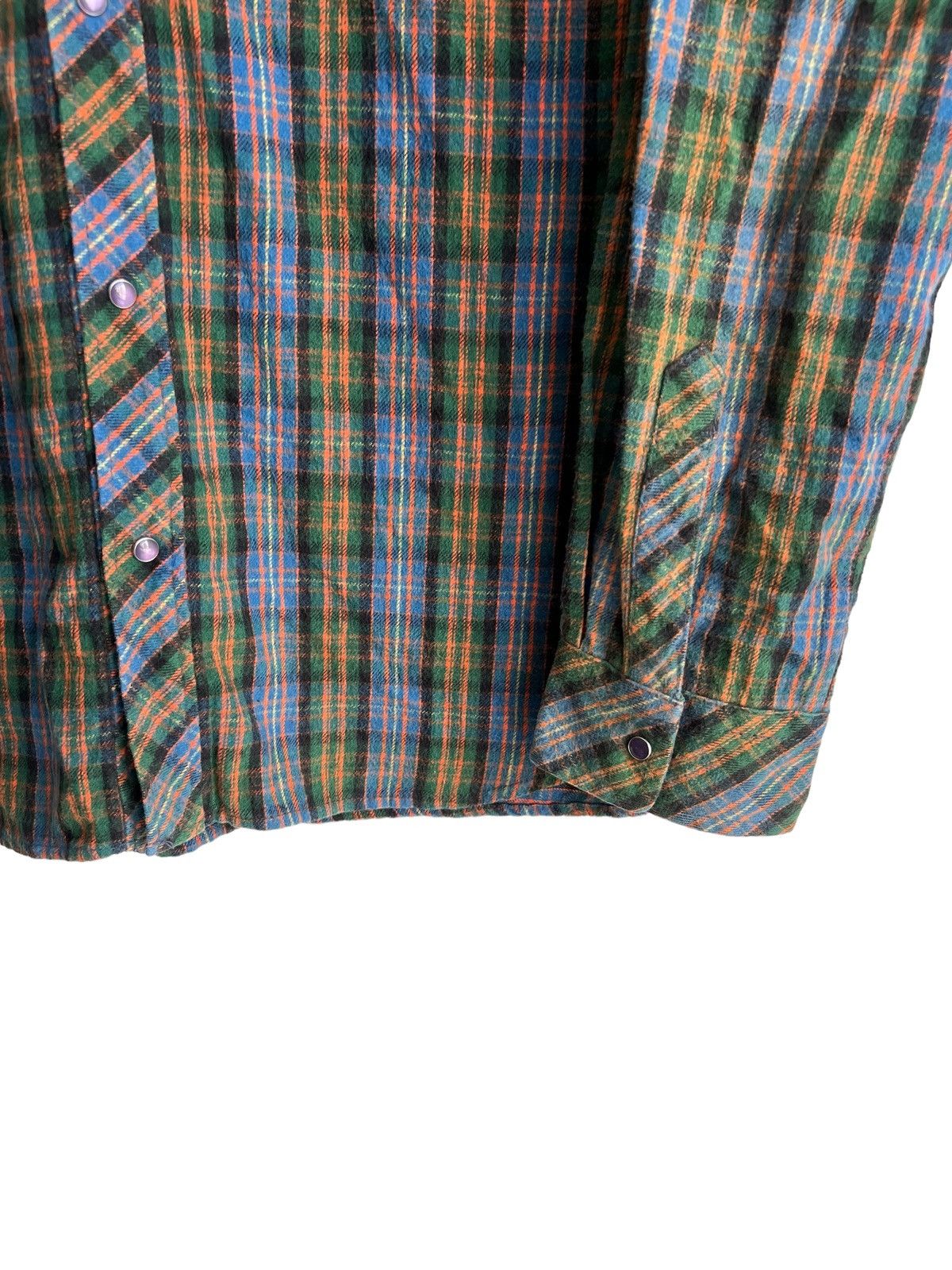 Final Home Final Home Kosuke Tsumura Psychedelics Plaid Flannel Shirt Size US M / EU 48-50 / 2 - 5 Thumbnail