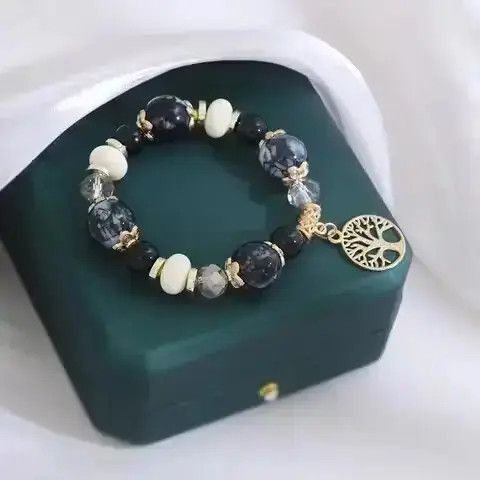 Other Fashion Single-loop Beaded Life Tree Bracelet Size ONE SIZE - 3 Thumbnail