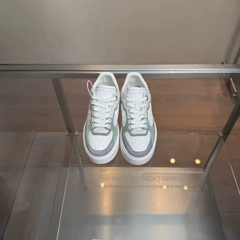 Louis Vuitton Louis Vuitton TIME OUT GREY GREEN shoes Size US 5.5 / IT 35.5 - 6 Thumbnail
