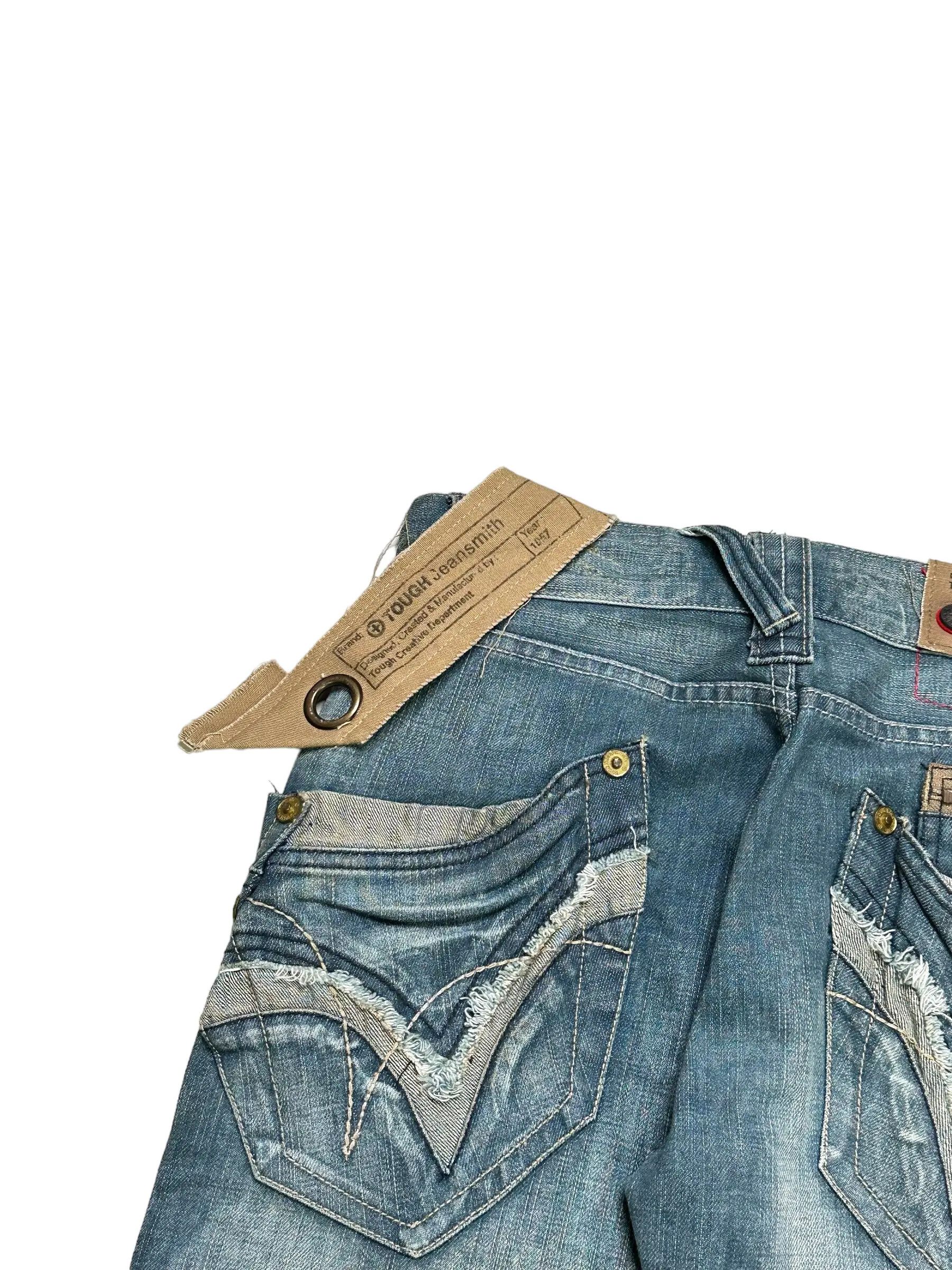 Japanese Brand Tough military distressed jeans Size US 30 / EU 46 - 8 Thumbnail