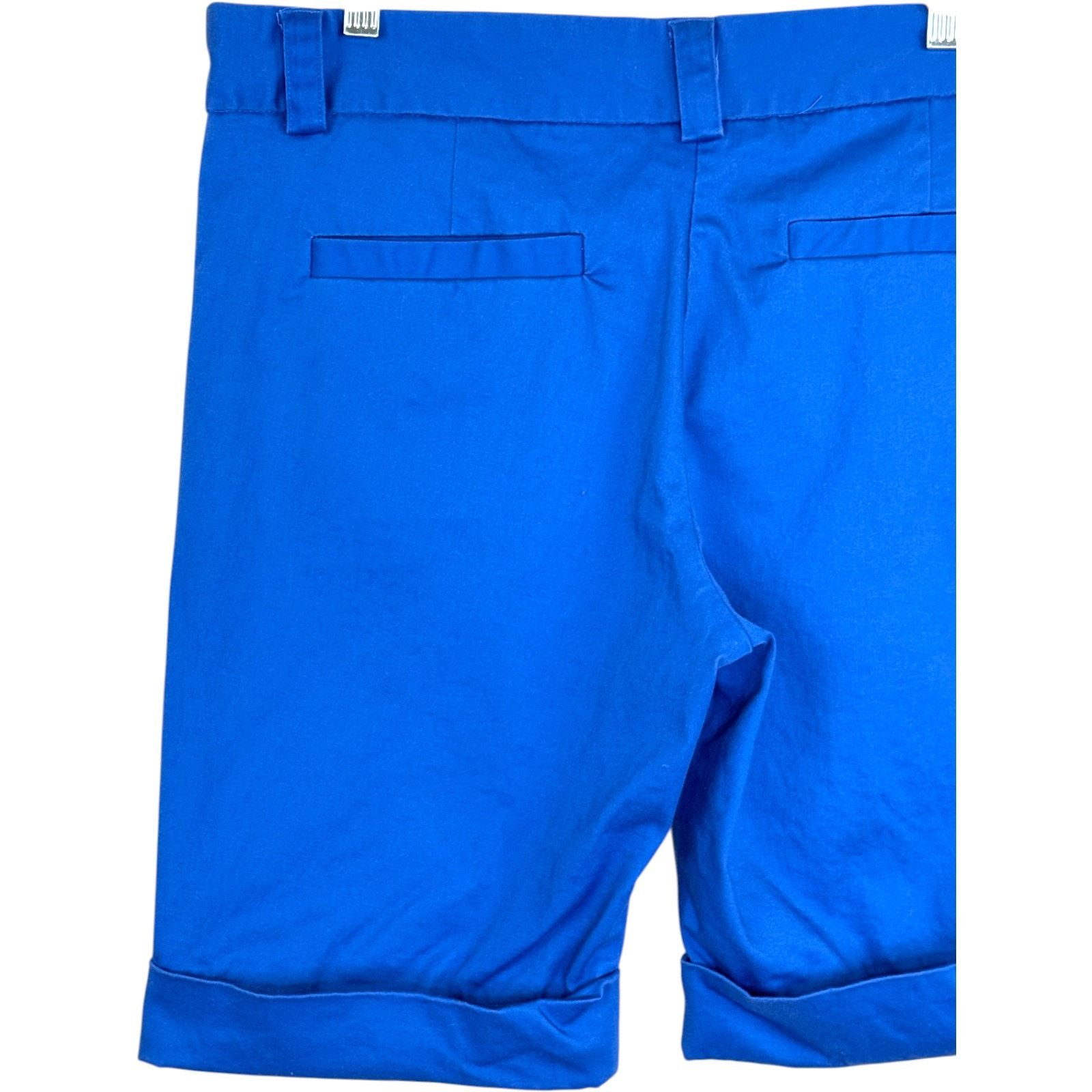 Other The Limited Shorts Size 12 Blue Cuffed Cotton Blend Stretch Size 34" / US 12 / IT 48 - 5 Thumbnail