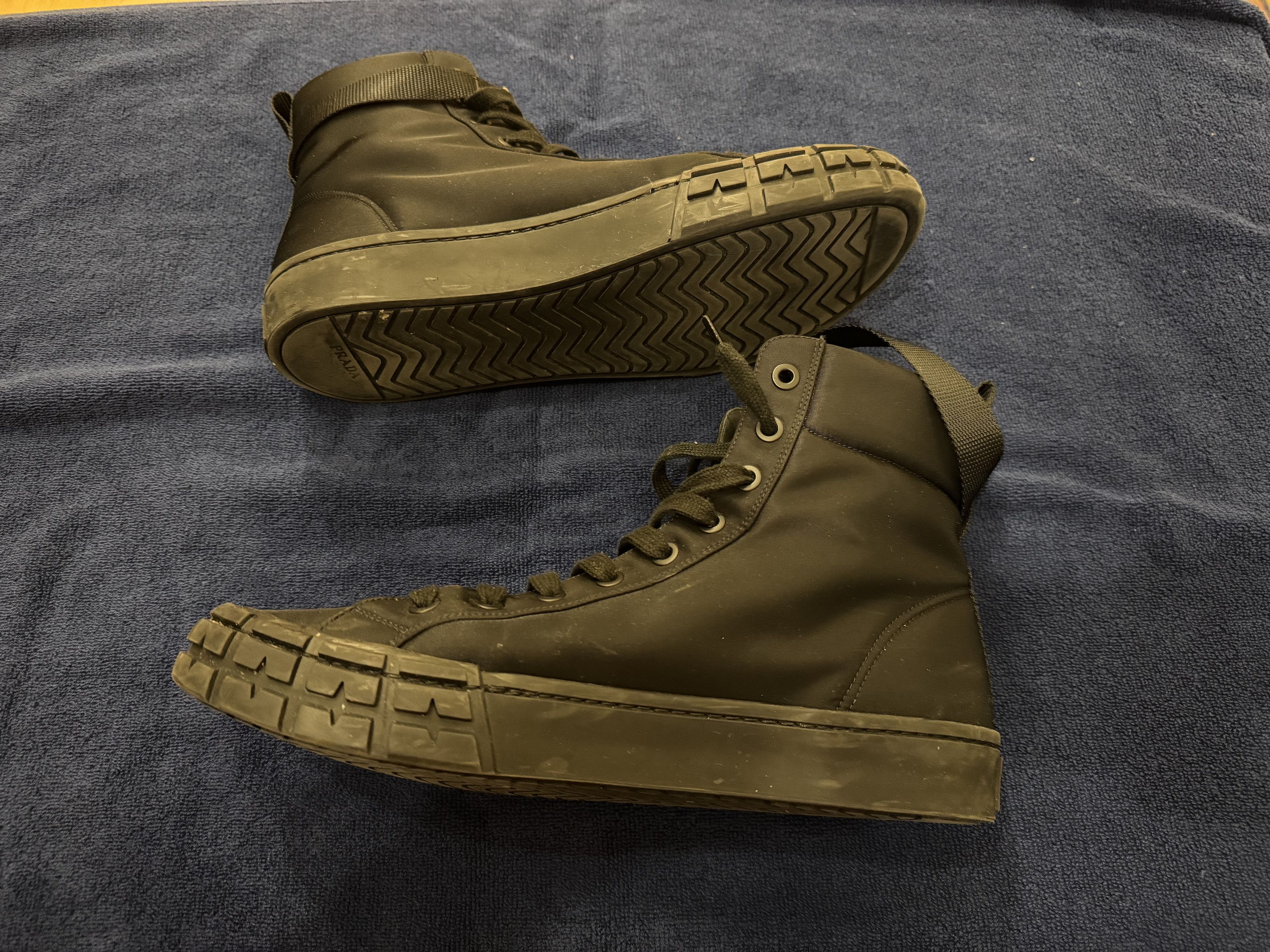 Prada Prada Black Nylon Boots EU44 Size US 11 / EU 44 - 3 Thumbnail