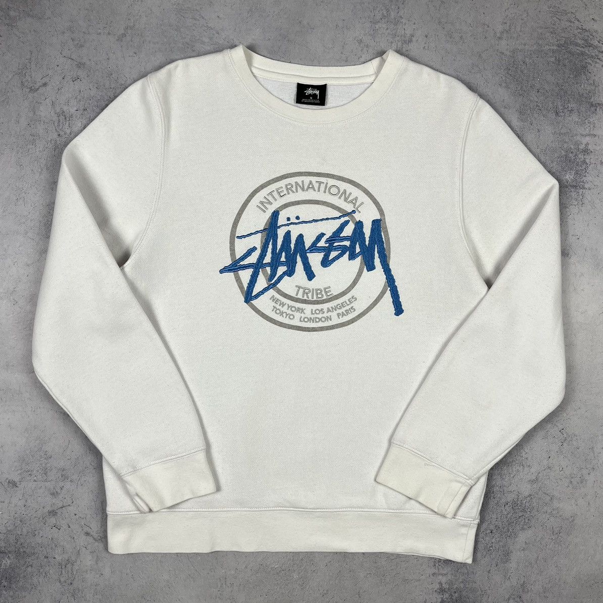 Stussy Vintage Stussy tribe y2k big logo sweatshirt 90’s Size US S / EU 44-46 / 1 - 2 Thumbnail