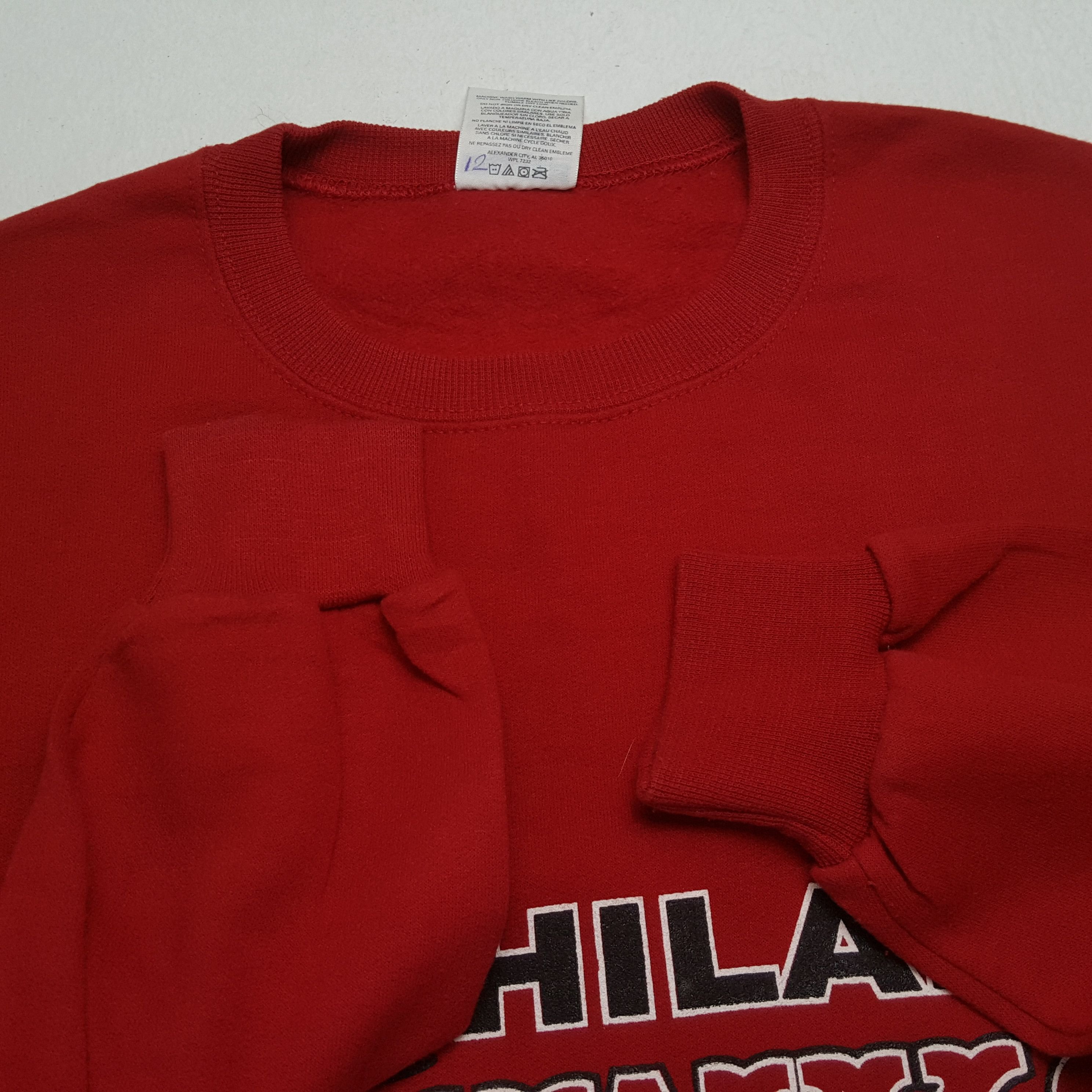 NBA × Vintage HILAND HAWKS BASKETBALL Team Sweatshirt Size US XL / EU 56 / 4 - 7 Thumbnail