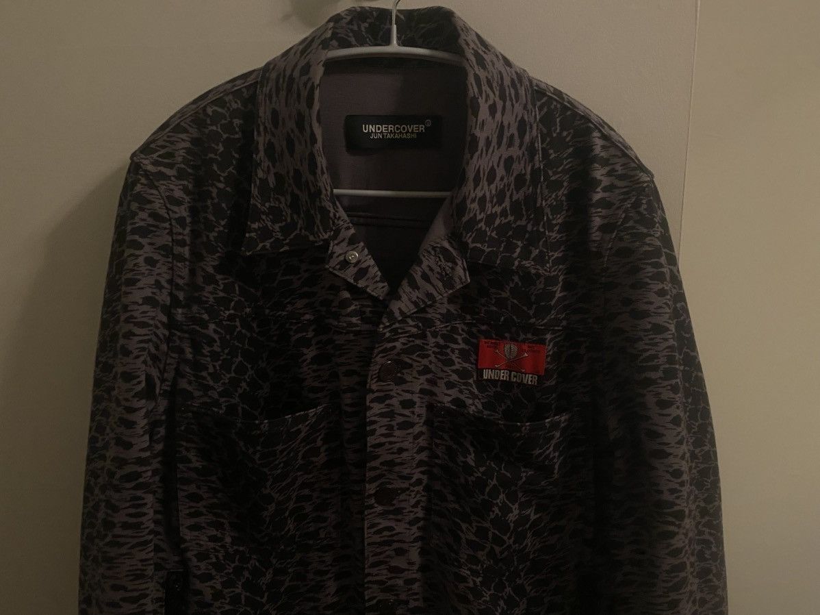 Undercover 18ss lavender alligator print trucker Size US M / EU 48-50 / 2 - 5 Thumbnail