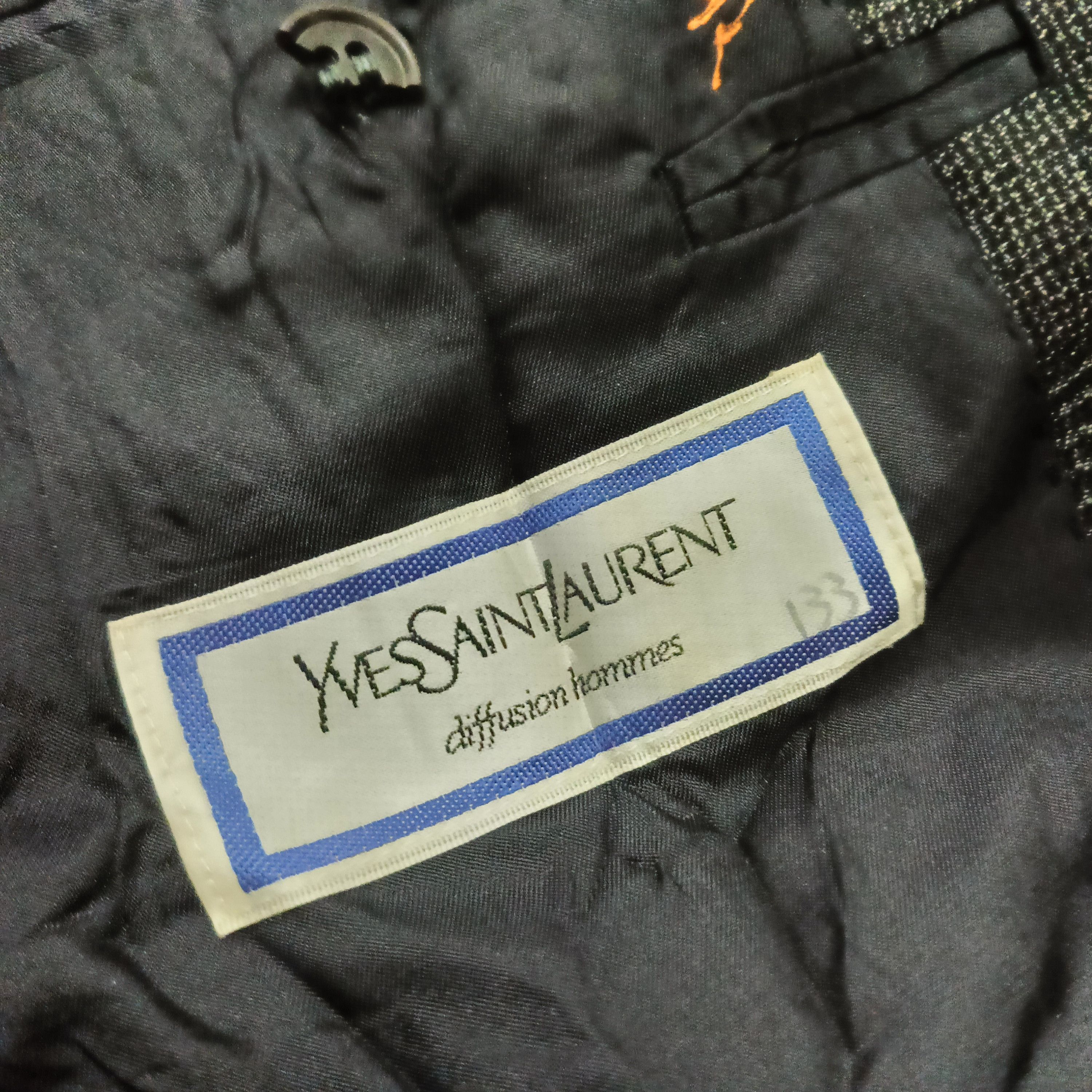 Yves Saint Laurent Thrashed Distressed Yves Saint Laurent YSL blazer Size 48L - 9 Thumbnail