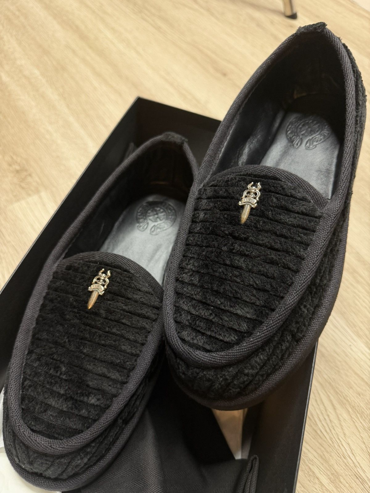 Chrome Hearts Chrome Heart Dagger Slip on Loafers Size US 8 / EU 41 - 2 Thumbnail