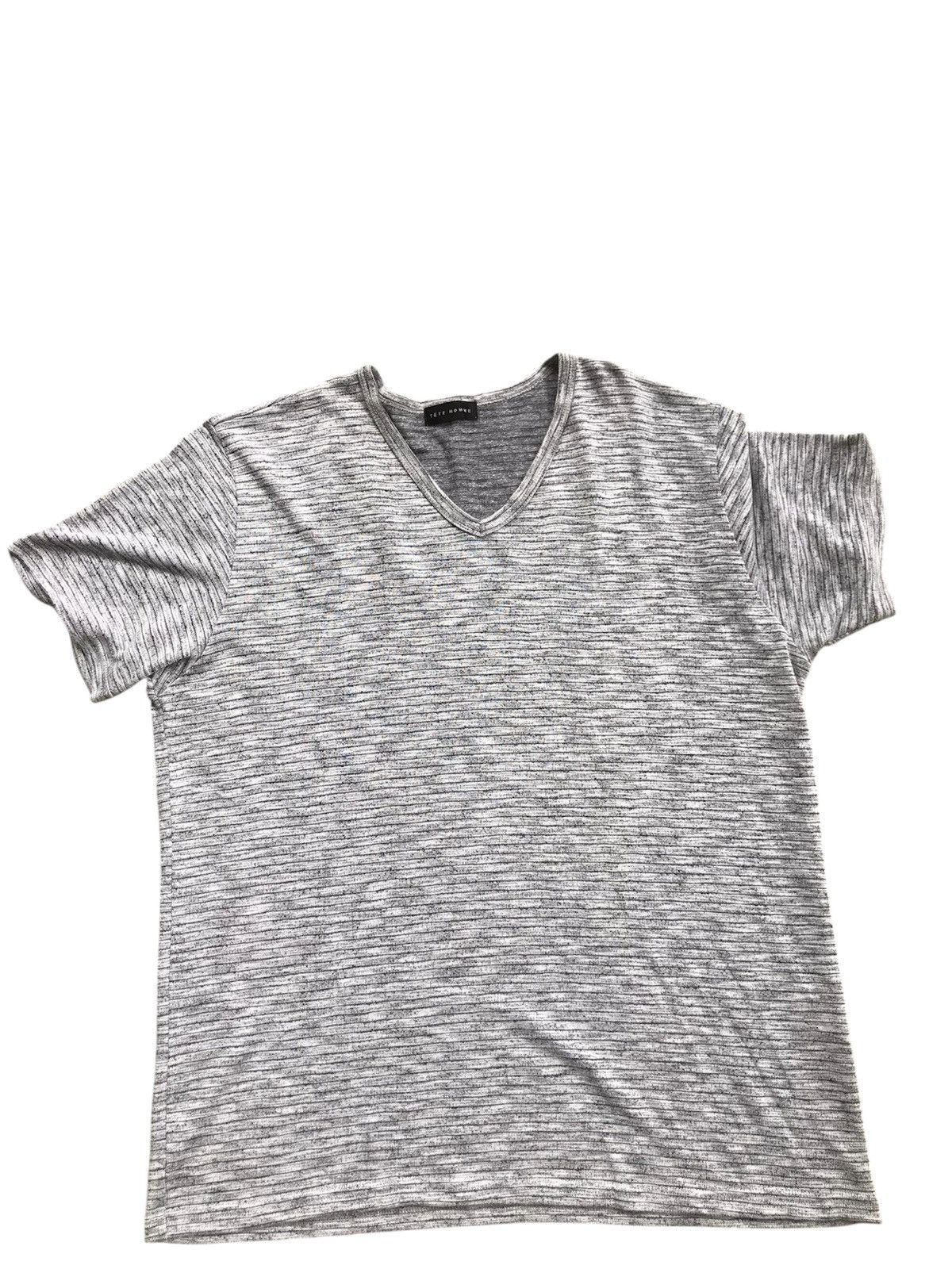 Kapital Tette Homme V Neck Plain Tee. Size US L / EU 52-54 / 3 - 1 Thumbnail