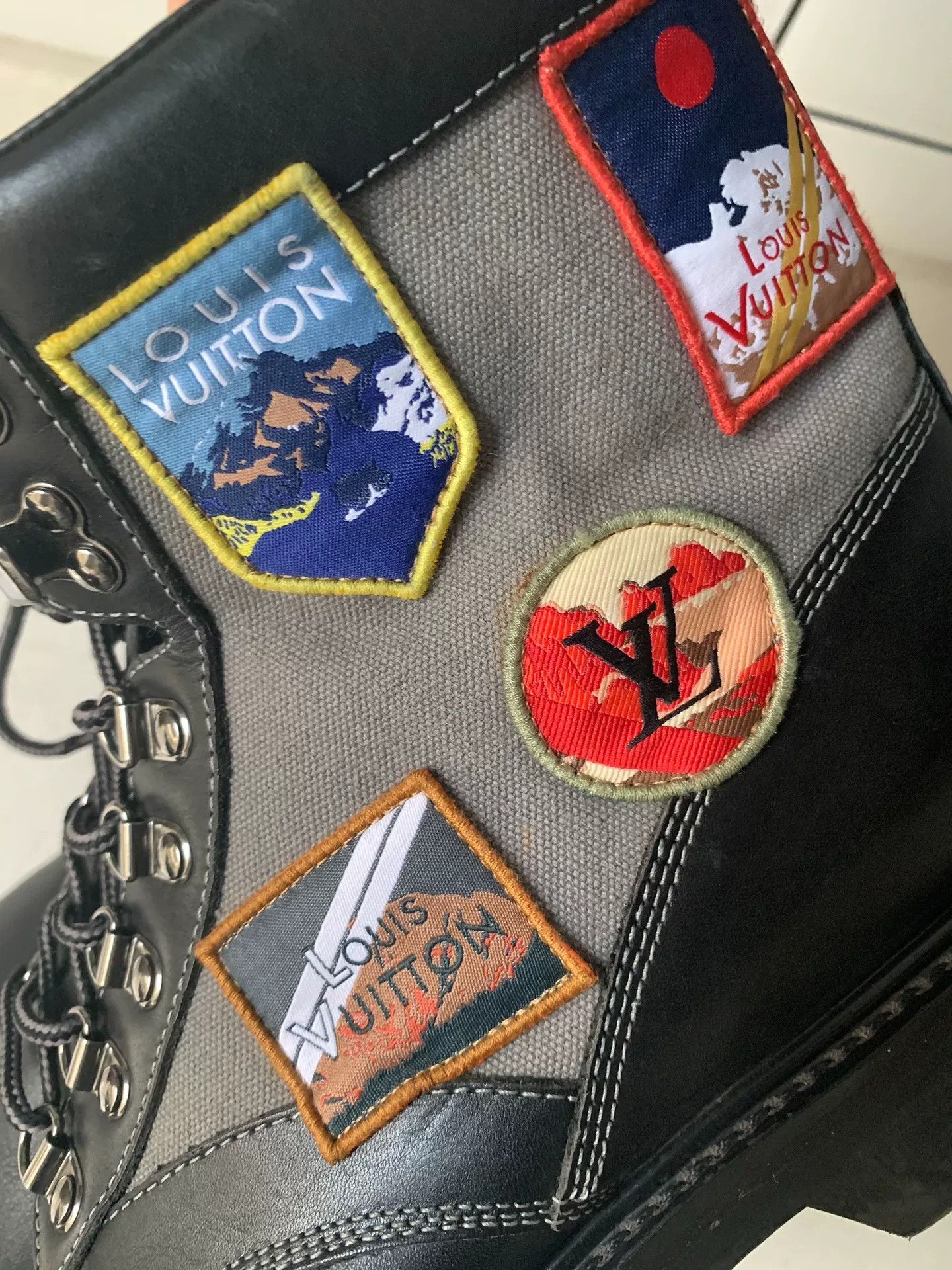 Louis Vuitton Louis Vuitton Oberkampf Badge Leather Martin Boots Size US 9 / EU 42 - 1 Thumbnail
