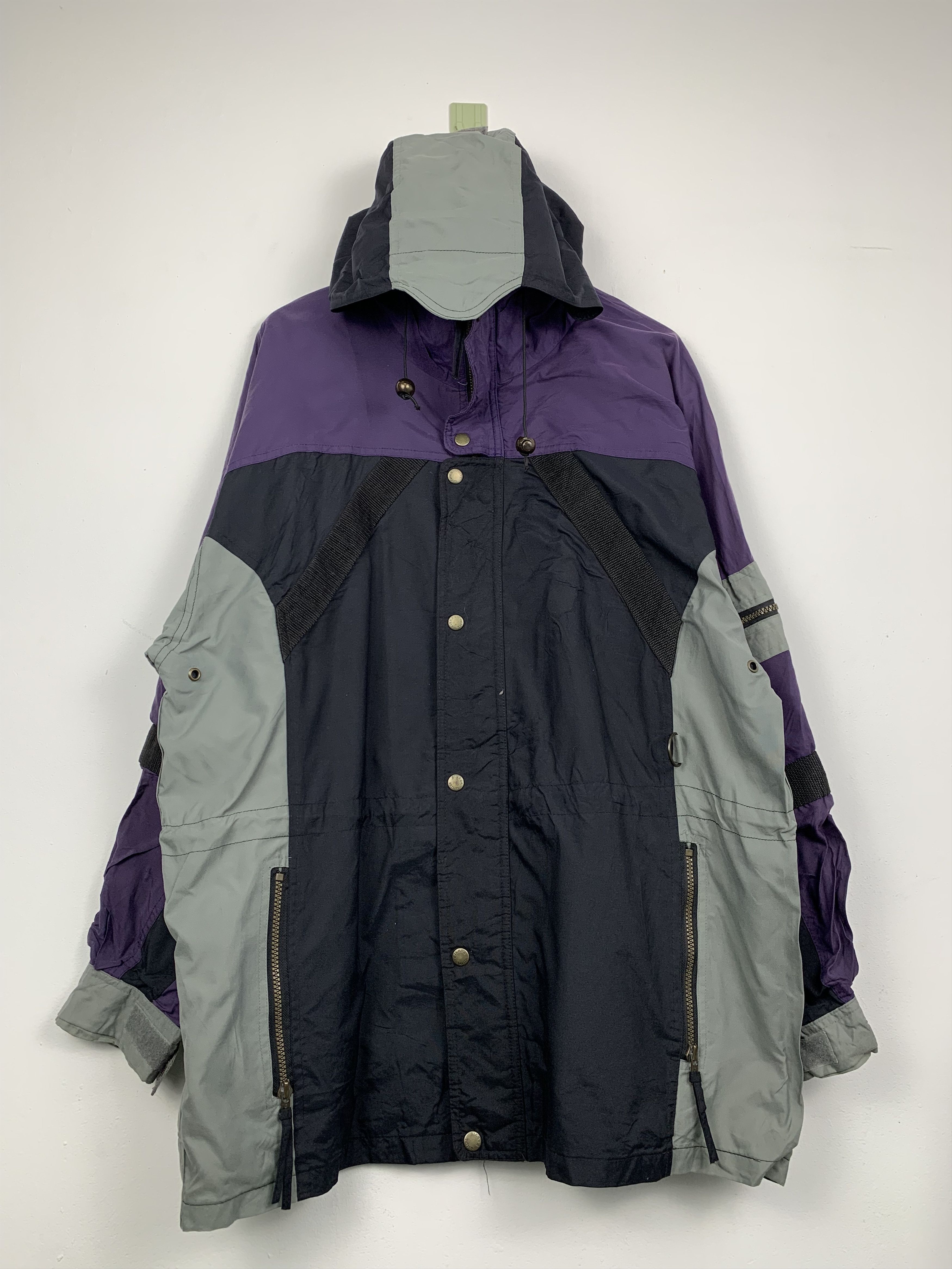 Vintage Ballistic Hoodie Ski Jacket J1285
