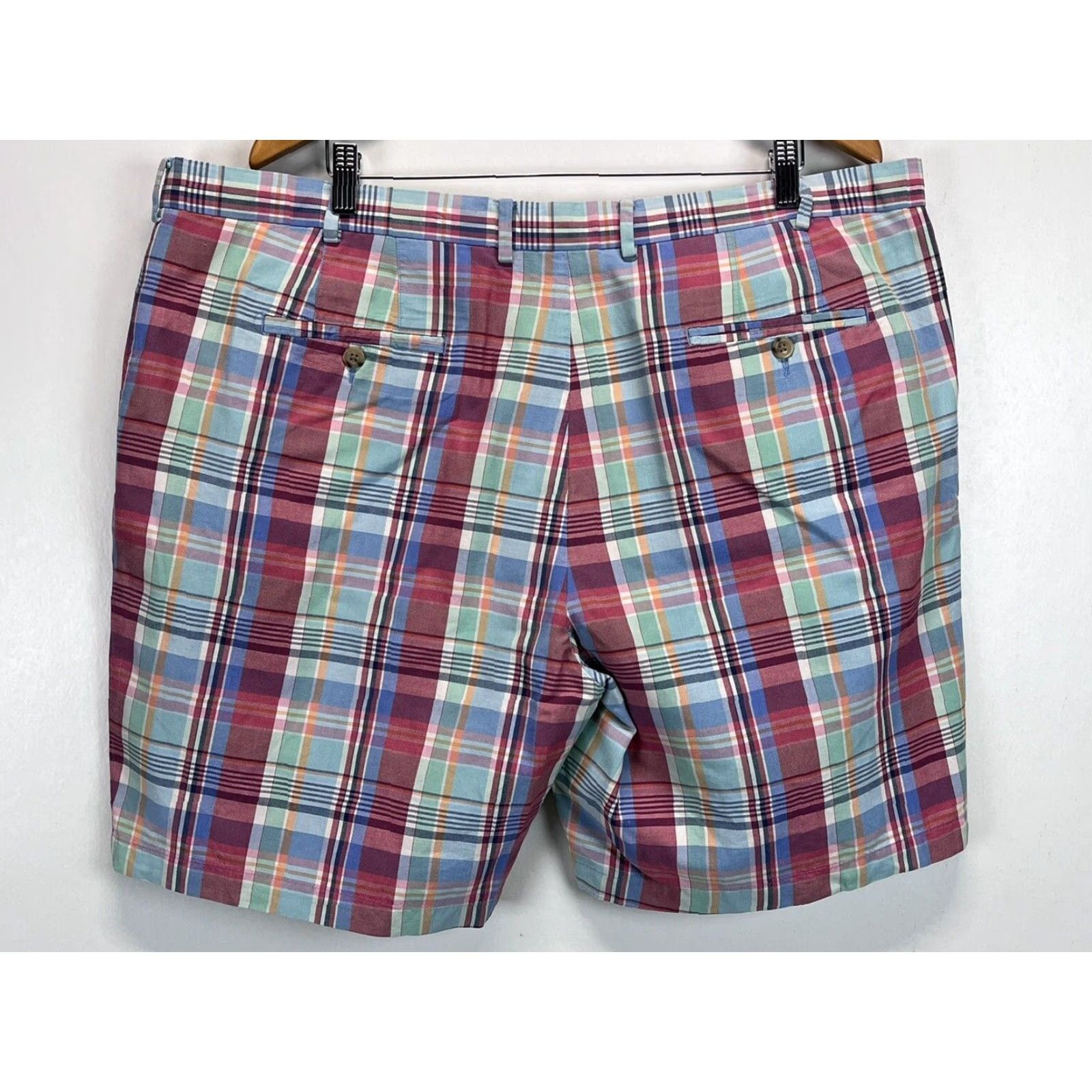 Peter Millar Peter Millar Plaid Linen Blend Chino Shorts Sz 42 Mens Beach Golf Multicolor Size US 42 / EU 58 - 2 Thumbnail