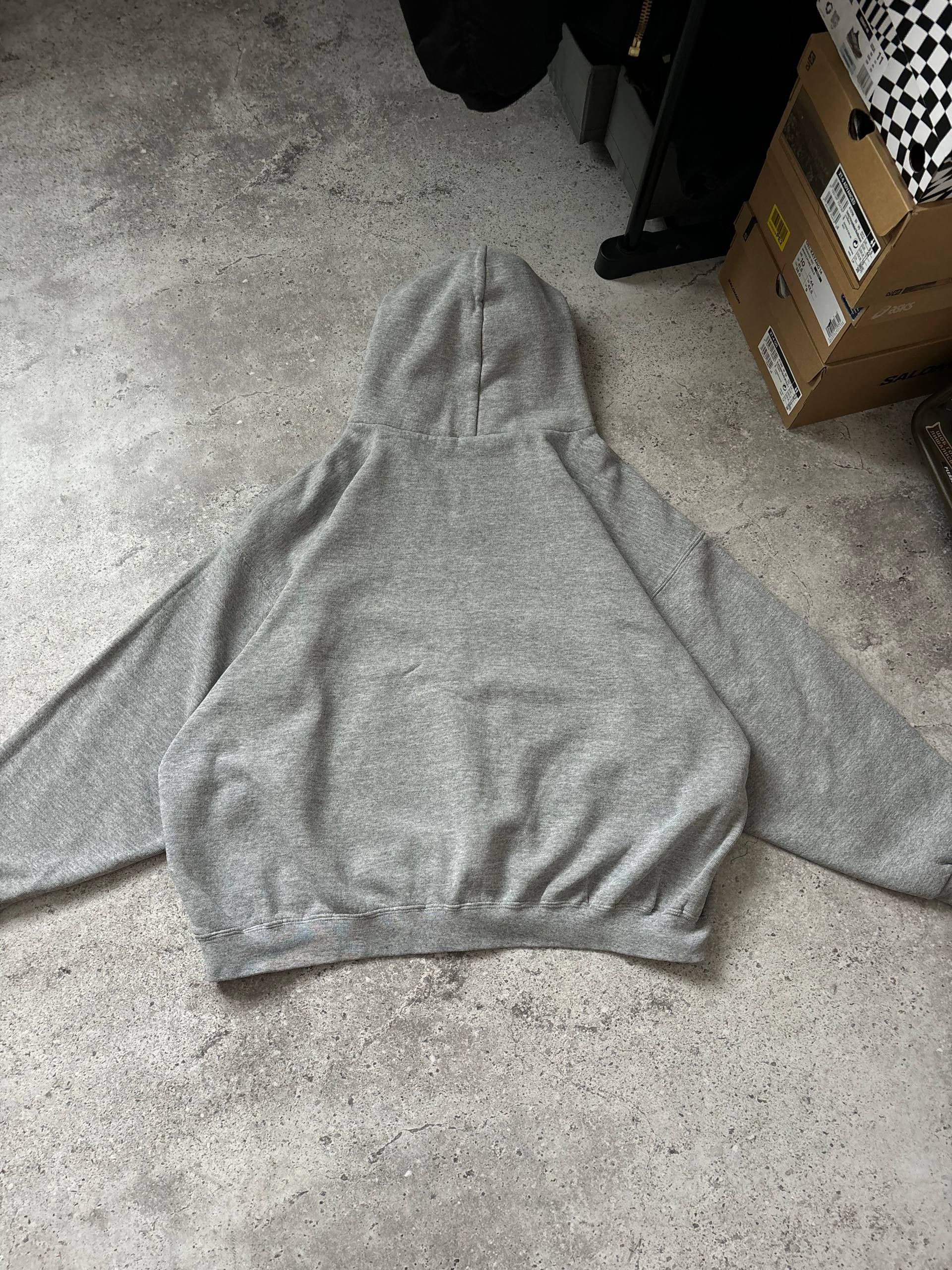 Nike True 90's Nike Vintage Distressed Boxy Fit Hoodie Mini Logo Size US XL / EU 56 / 4 - 11 Thumbnail