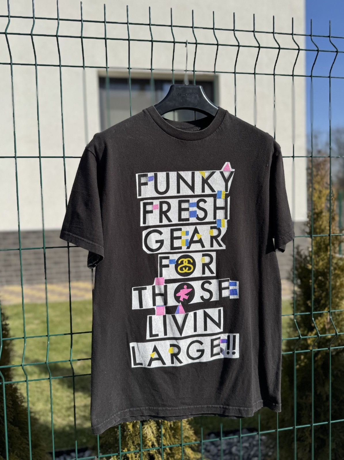 Stussy Vintage Y2K Stussy Funky Fresh Gear Graphic Tee Size US M / EU 48-50 / 2 - 2 Thumbnail