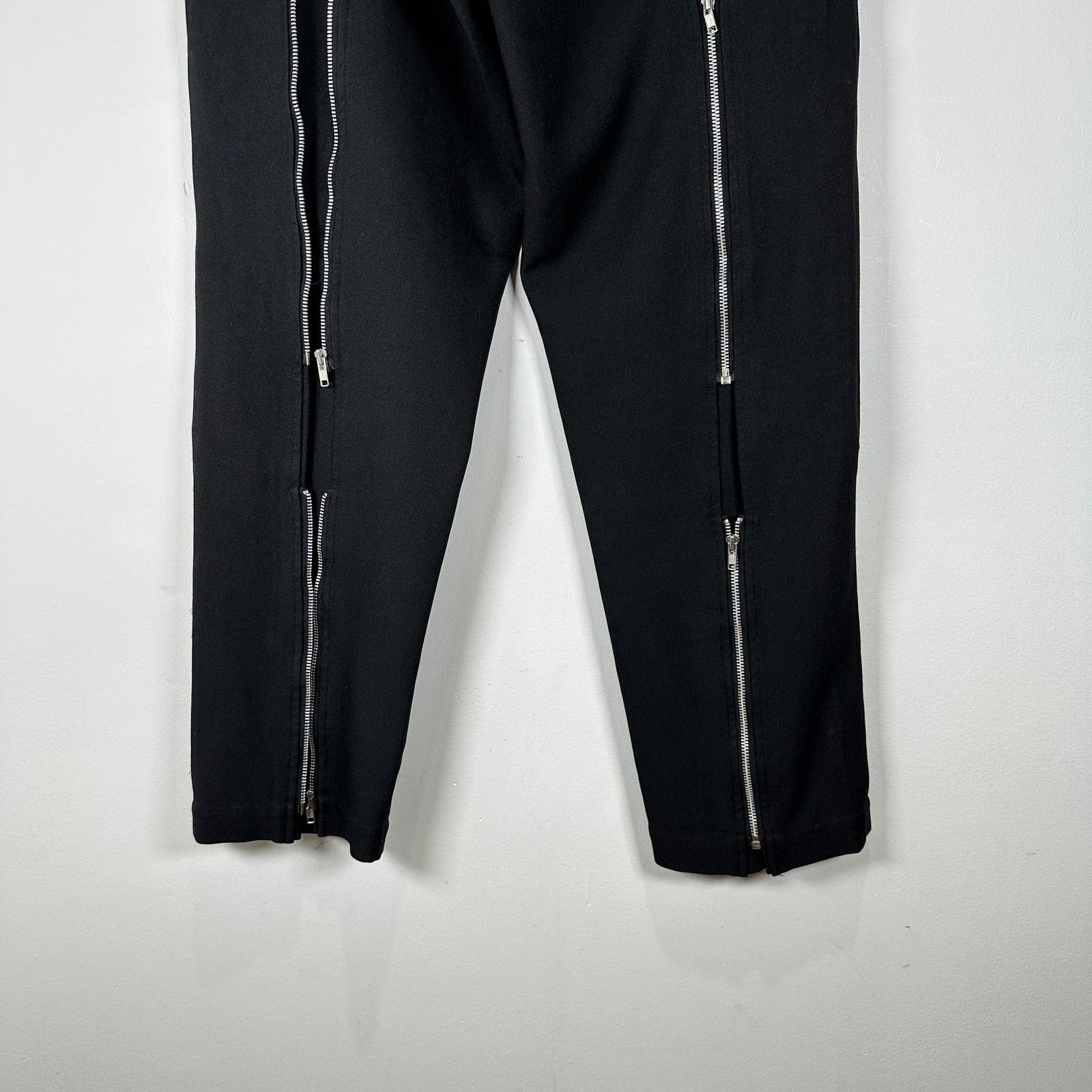 CDG by Comme des Garcons CDG Black Back Zipper Pants Size S Size US 30 / EU 46 - 5 Thumbnail