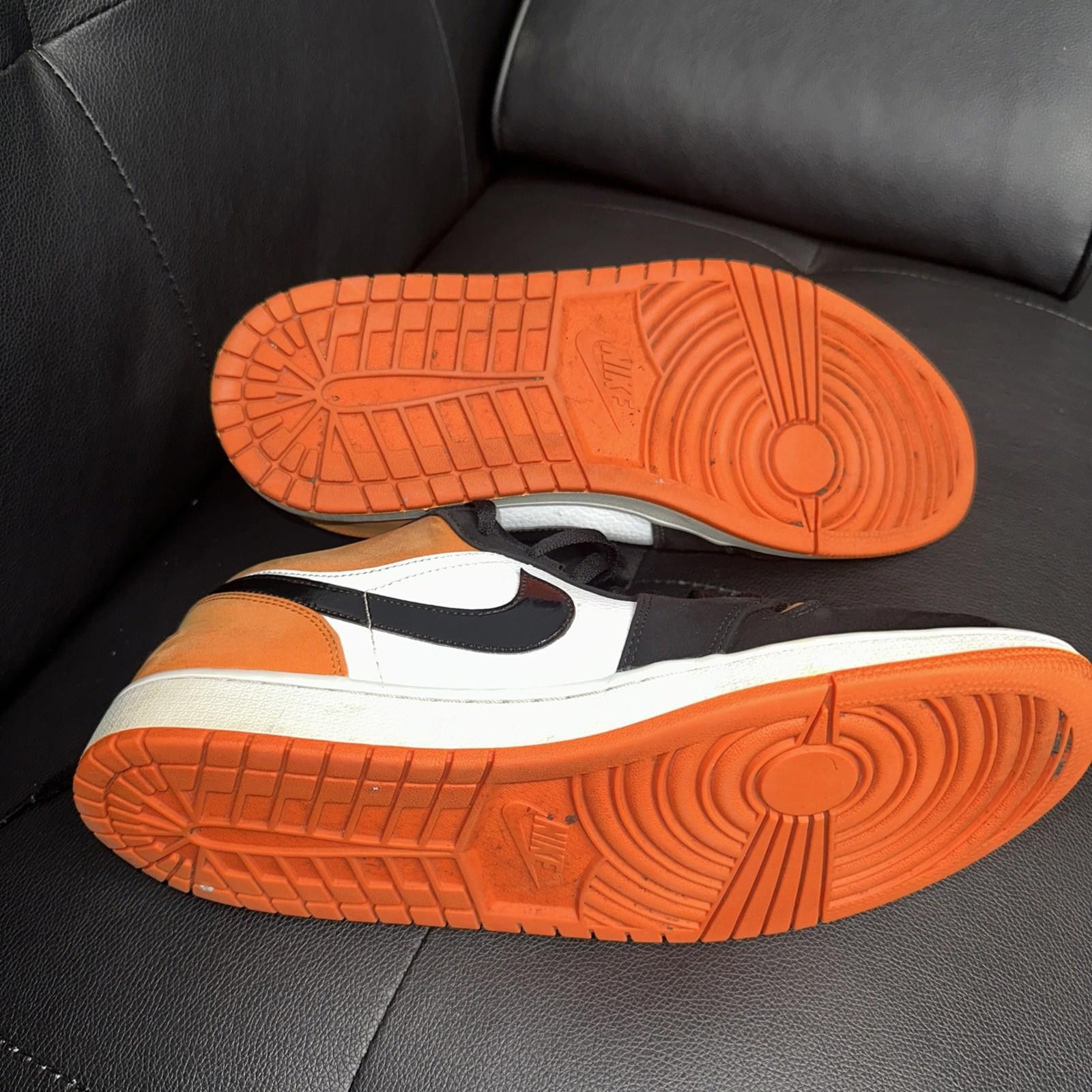 Jordan Brand Nike Air Jordan 1 Low Shoes Mens Size 13 Orange 553558-128 Size US 13 / EU 46 - 7 Thumbnail