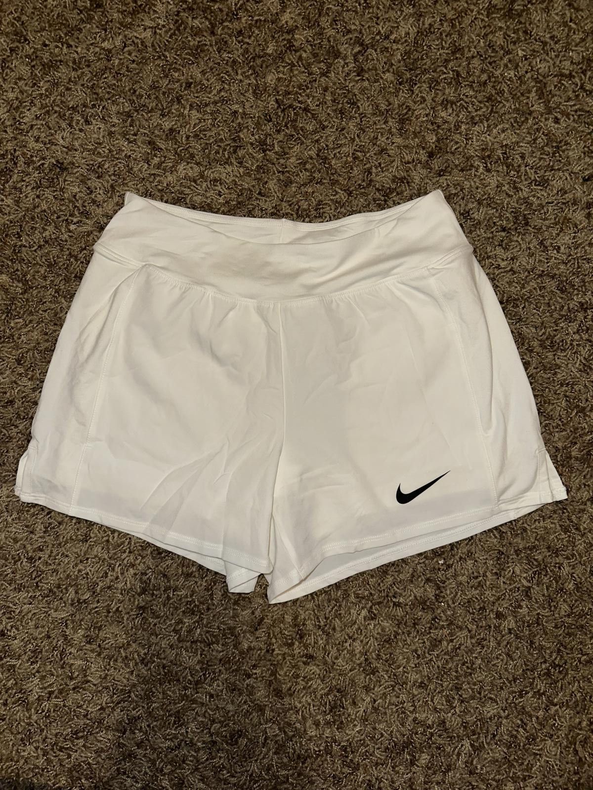 Nike Nike Women's Flex Pure White Short Size 26" / US 2 / IT 38 - 1 Thumbnail