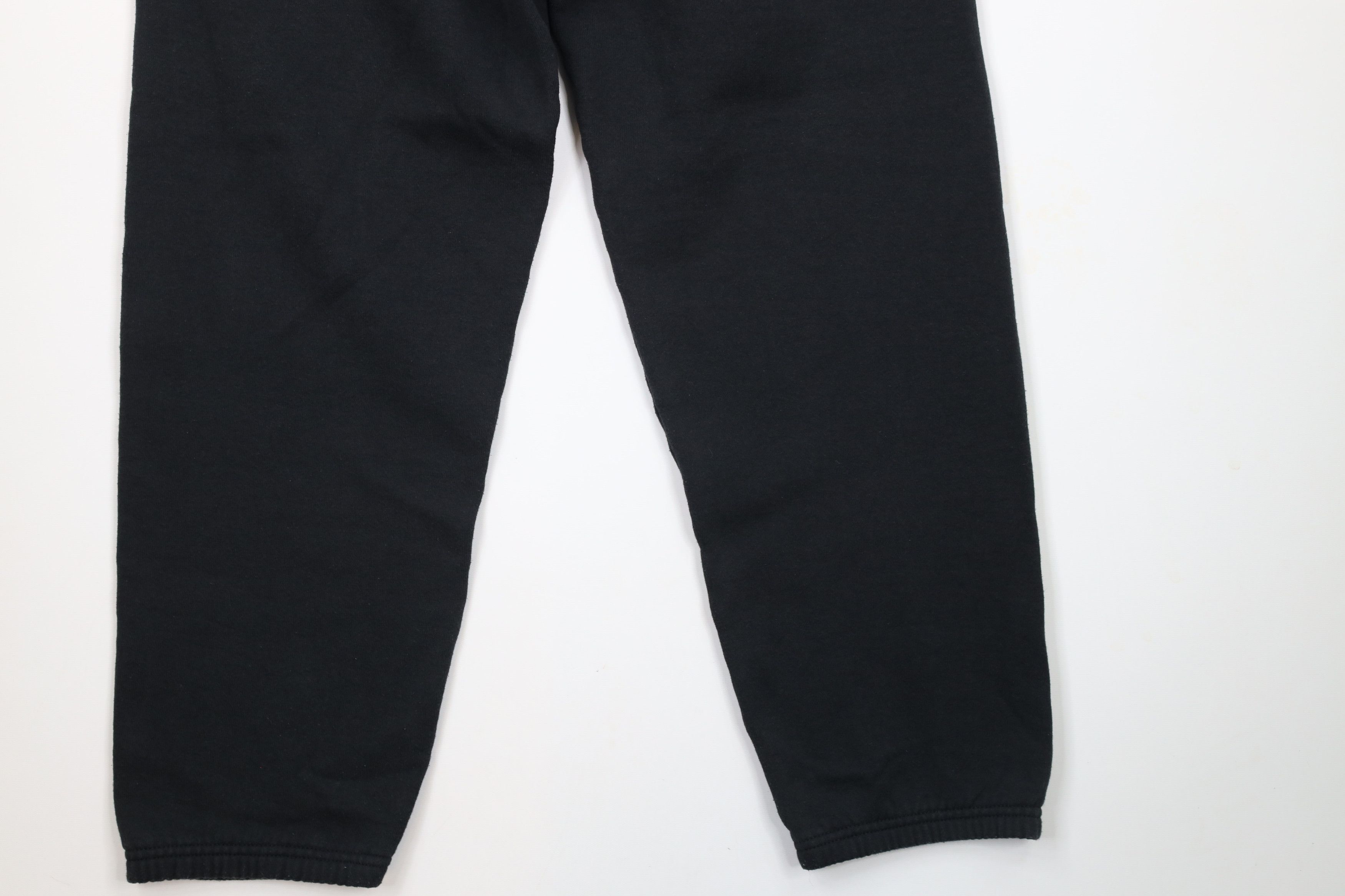Vintage Vintage 90s Streetwear Heavyweight Sweatpants Black USA Size US 36 / EU 52 - 4 Thumbnail