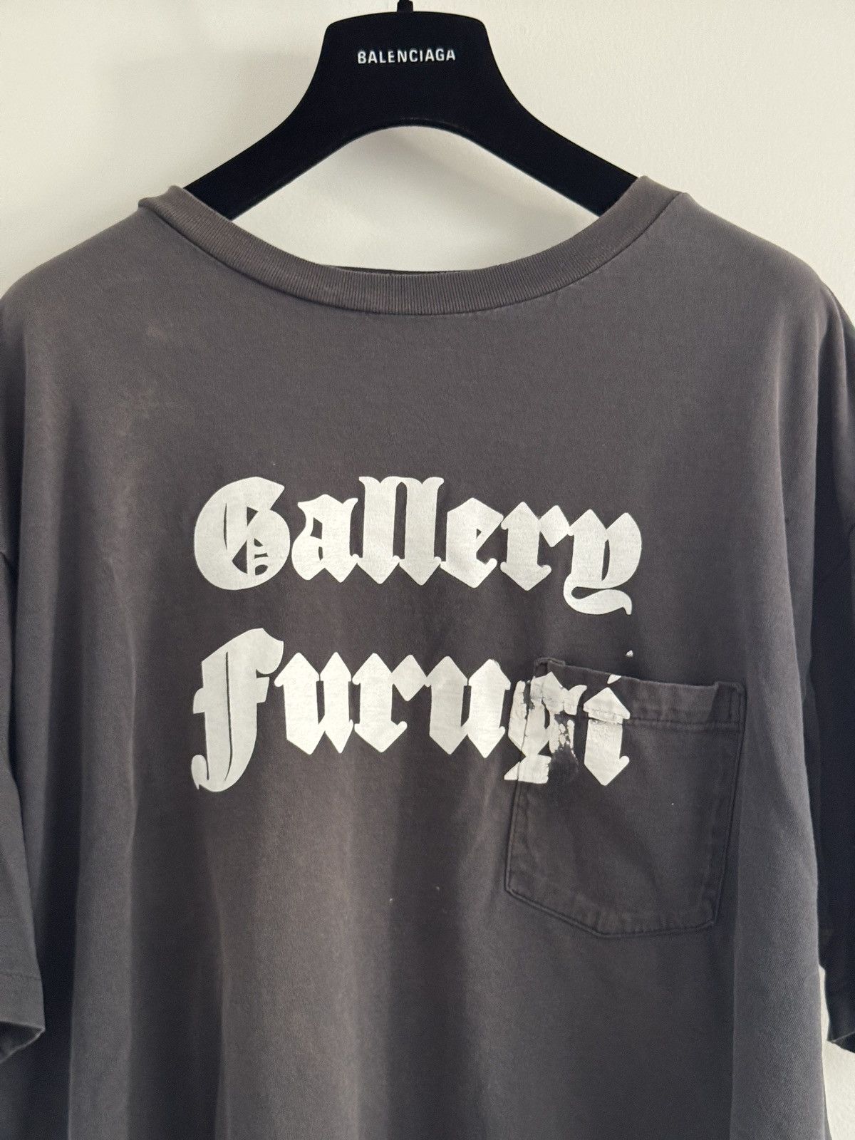 Vintage *RARE* PFW EXCLUSIVE GALLERY FURUGI 1/1 VINTAGE POCKET TEE Size US XL / EU 56 / 4 - 6 Thumbnail