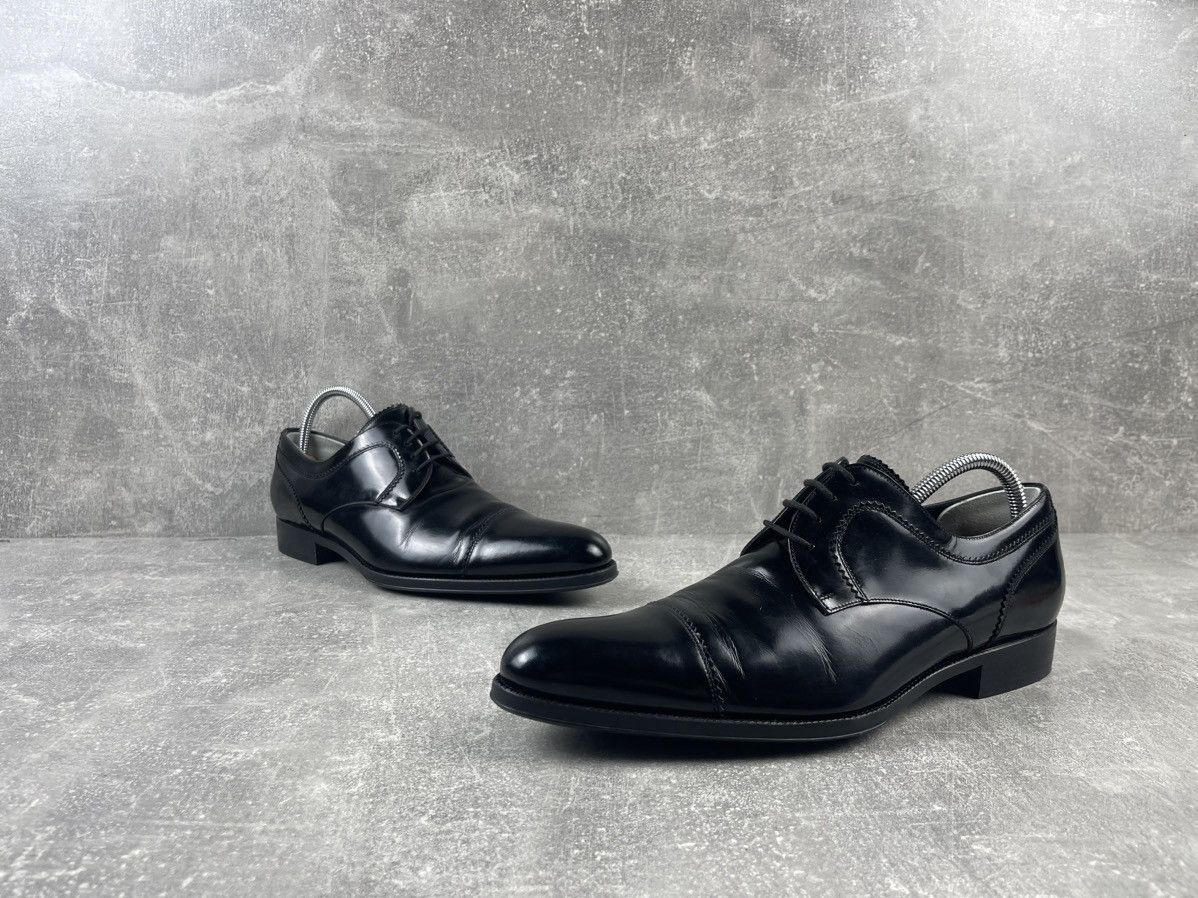 Dolce & Gabbana Dolce & Gabbana Patent Leather Derby Black Dress Shoes Size US 8 / EU 41 - 4 Thumbnail
